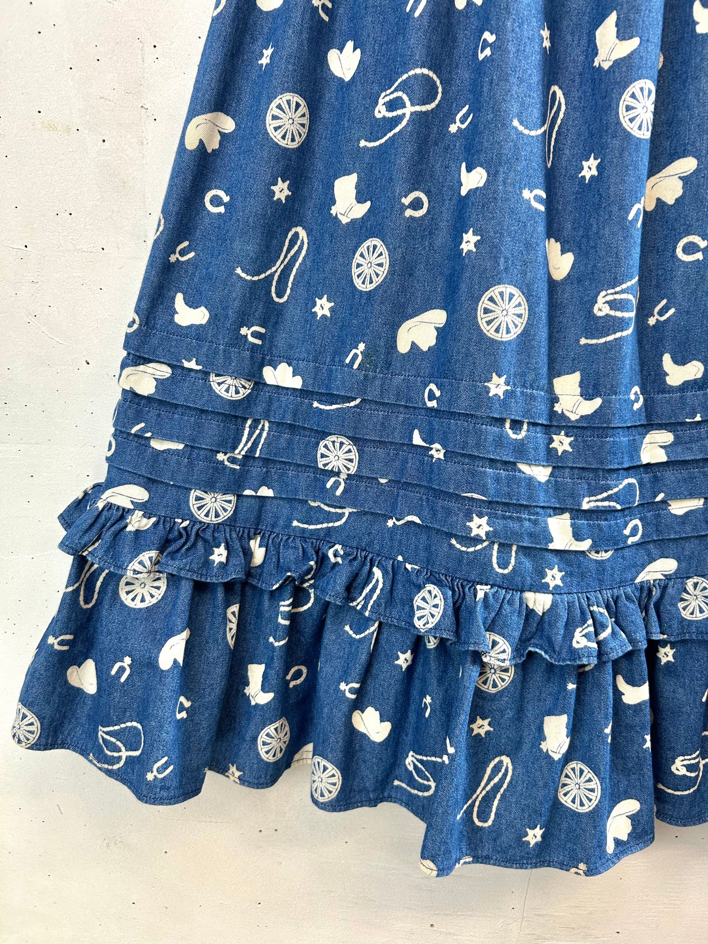 Vintage  Denim Skirt [C29724]