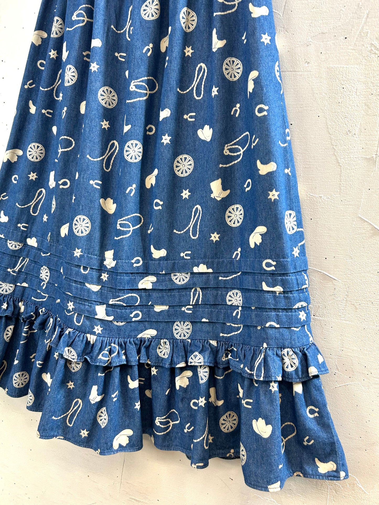 Vintage  Denim Skirt [C29724]