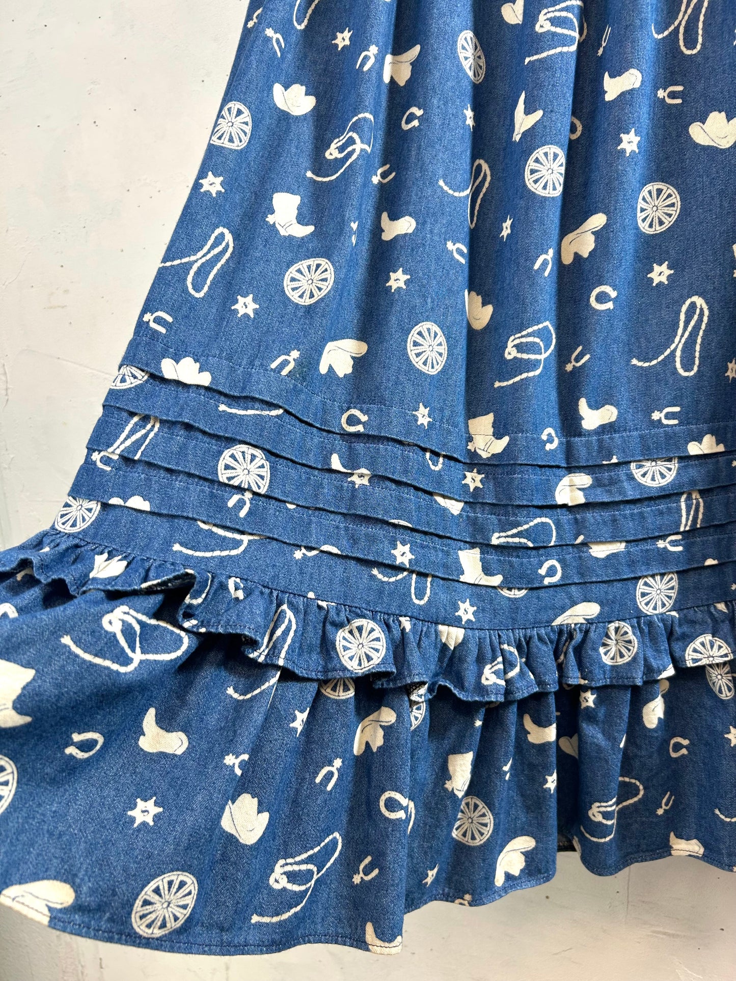 Vintage  Denim Skirt [C29724]