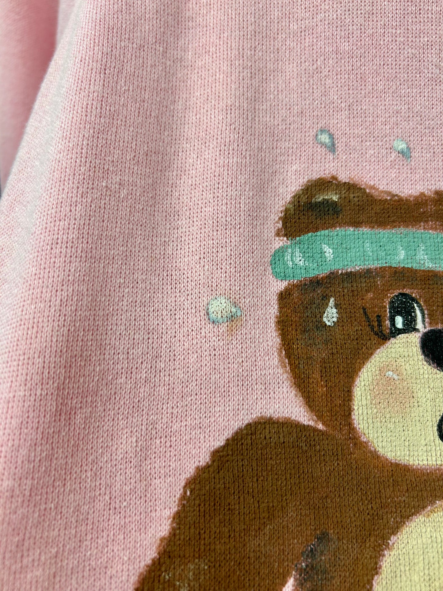 '80s Vintage Hand Painted Sweat MADE IN USA 〜Tultex〜 [K28841]