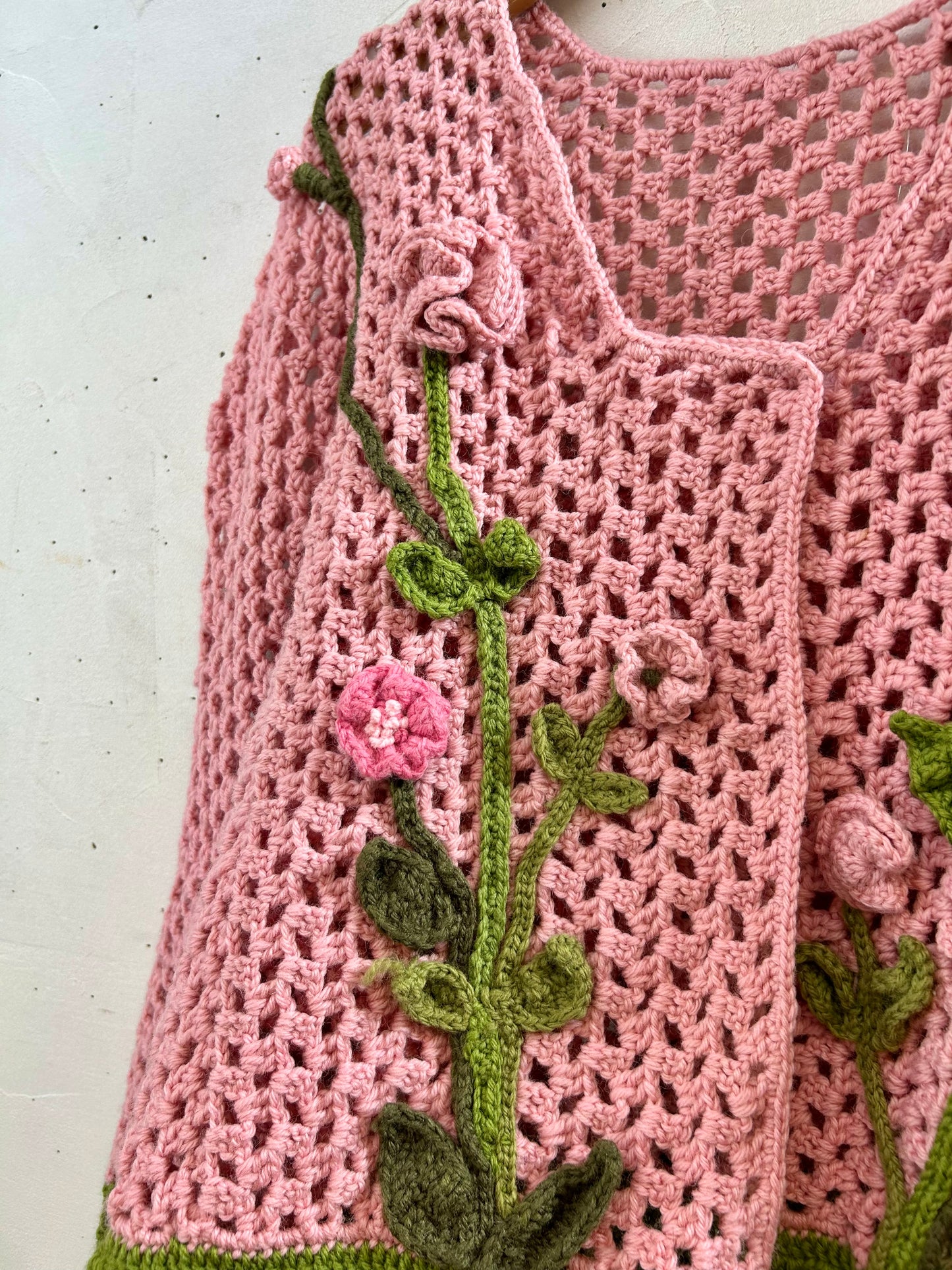 Vintage Hand Knit Cardigan [I28412]