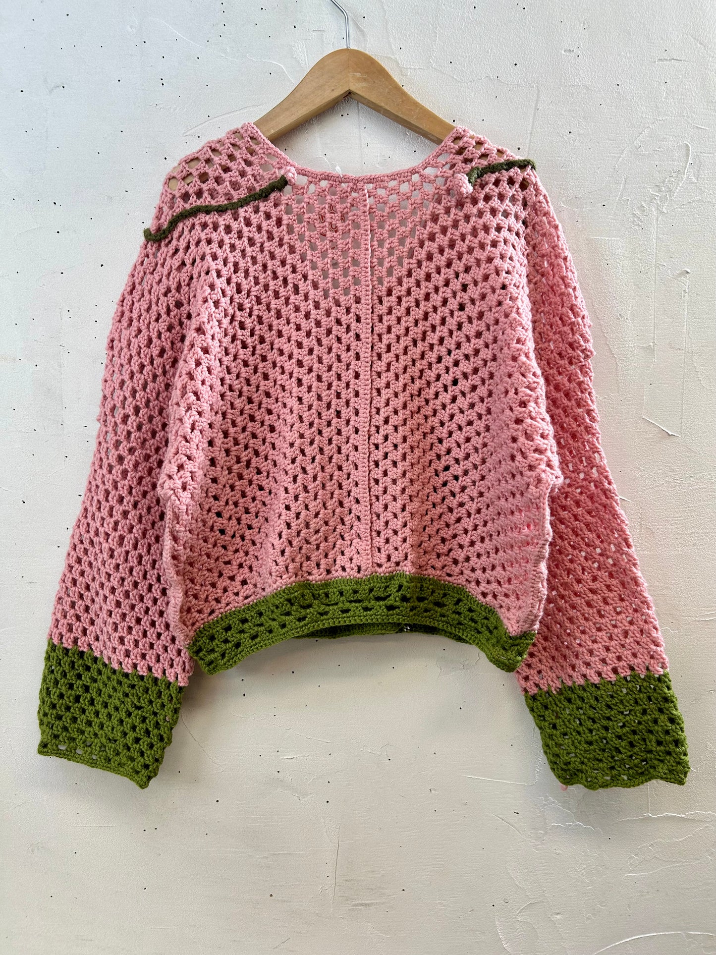 Vintage Hand Knit Cardigan [I28412]