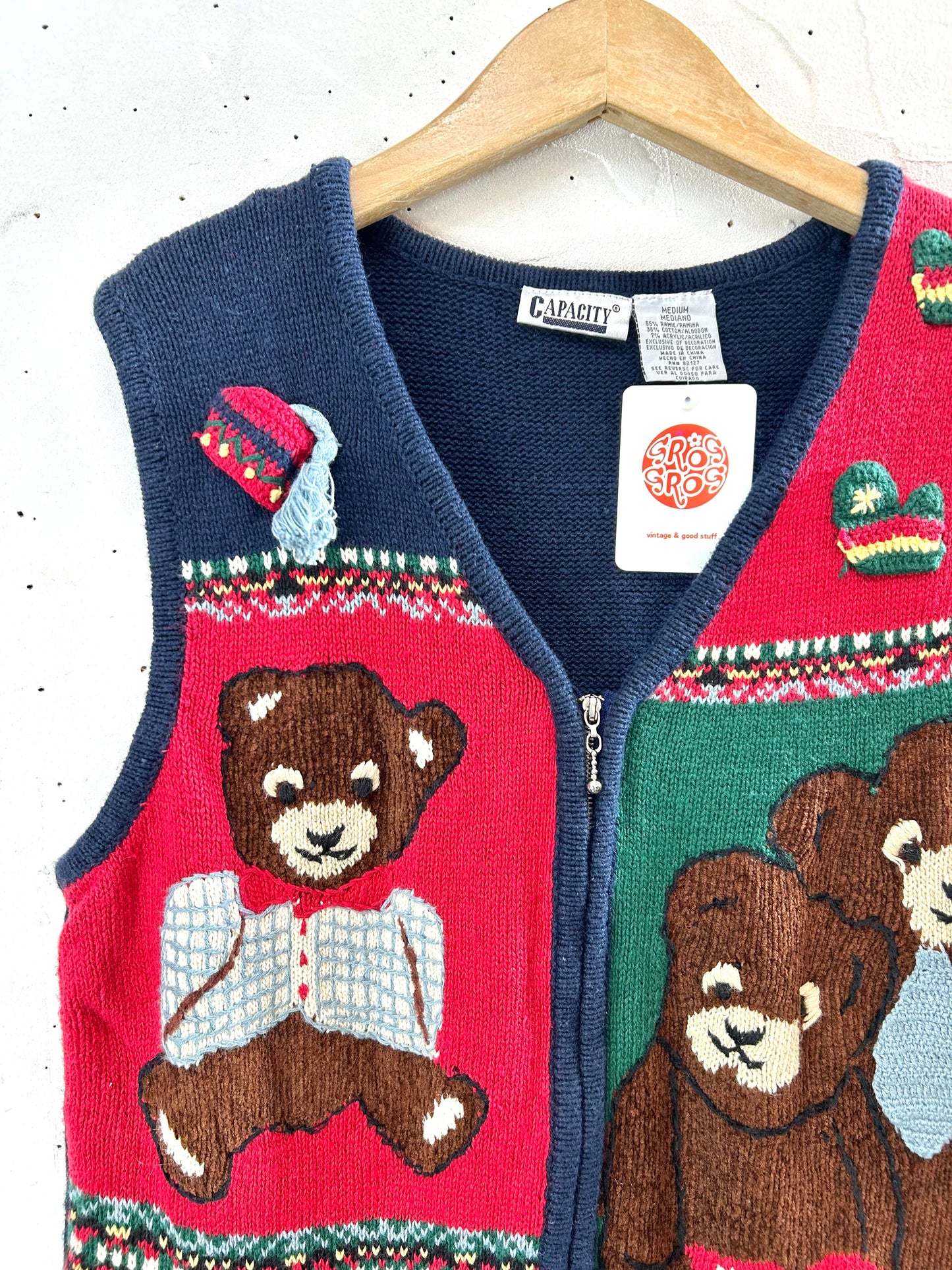 Vintage Knit Vest  [A29301]