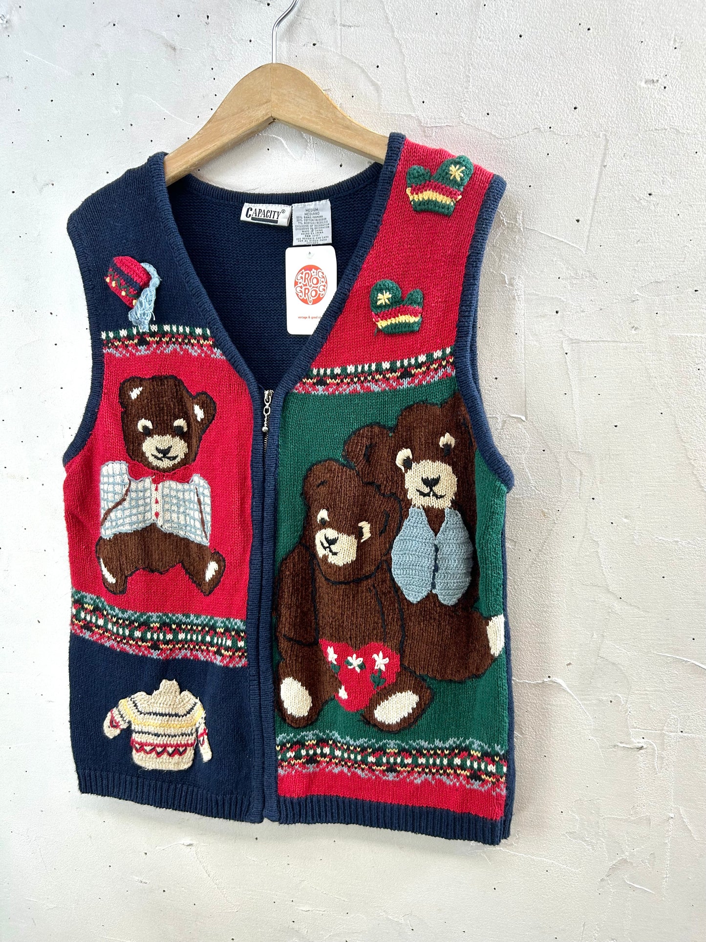 Vintage Knit Vest  [A29301]