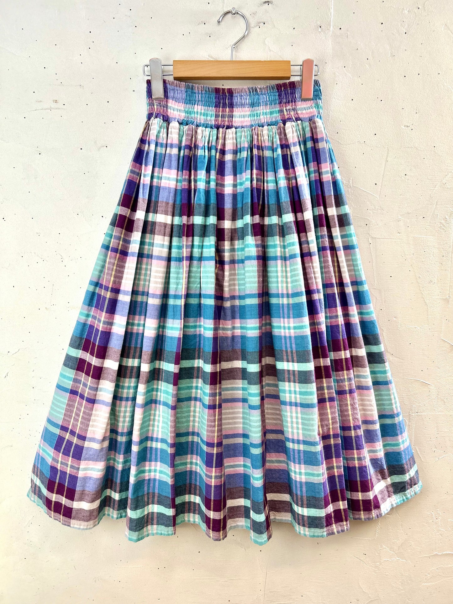 Vintage Plaid Skirt [E30145]