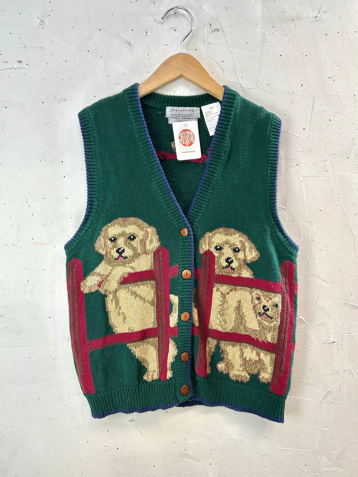 Vintage Knit Vest  [A29302]