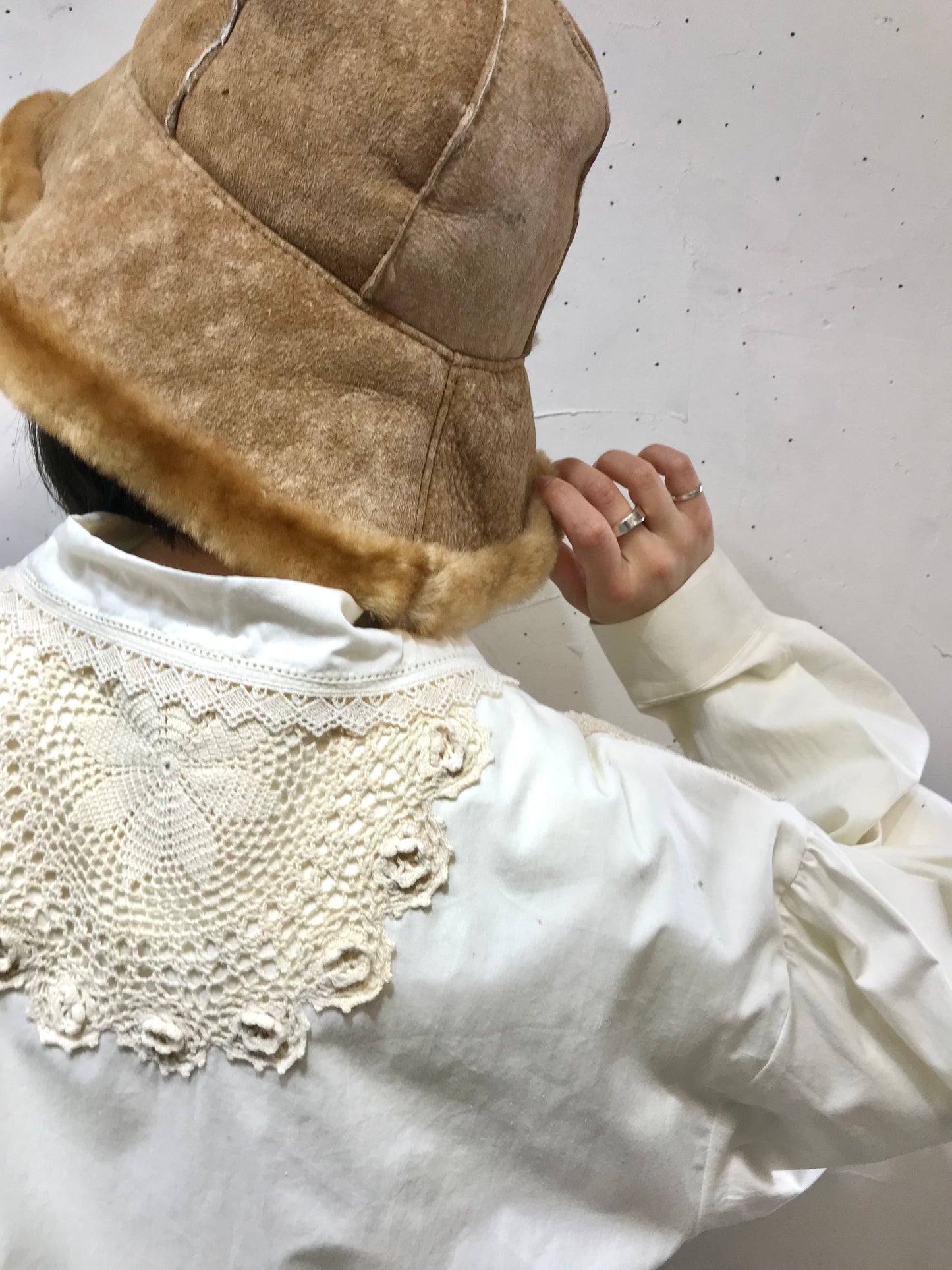 Vintage Mouton Hat [A25946]