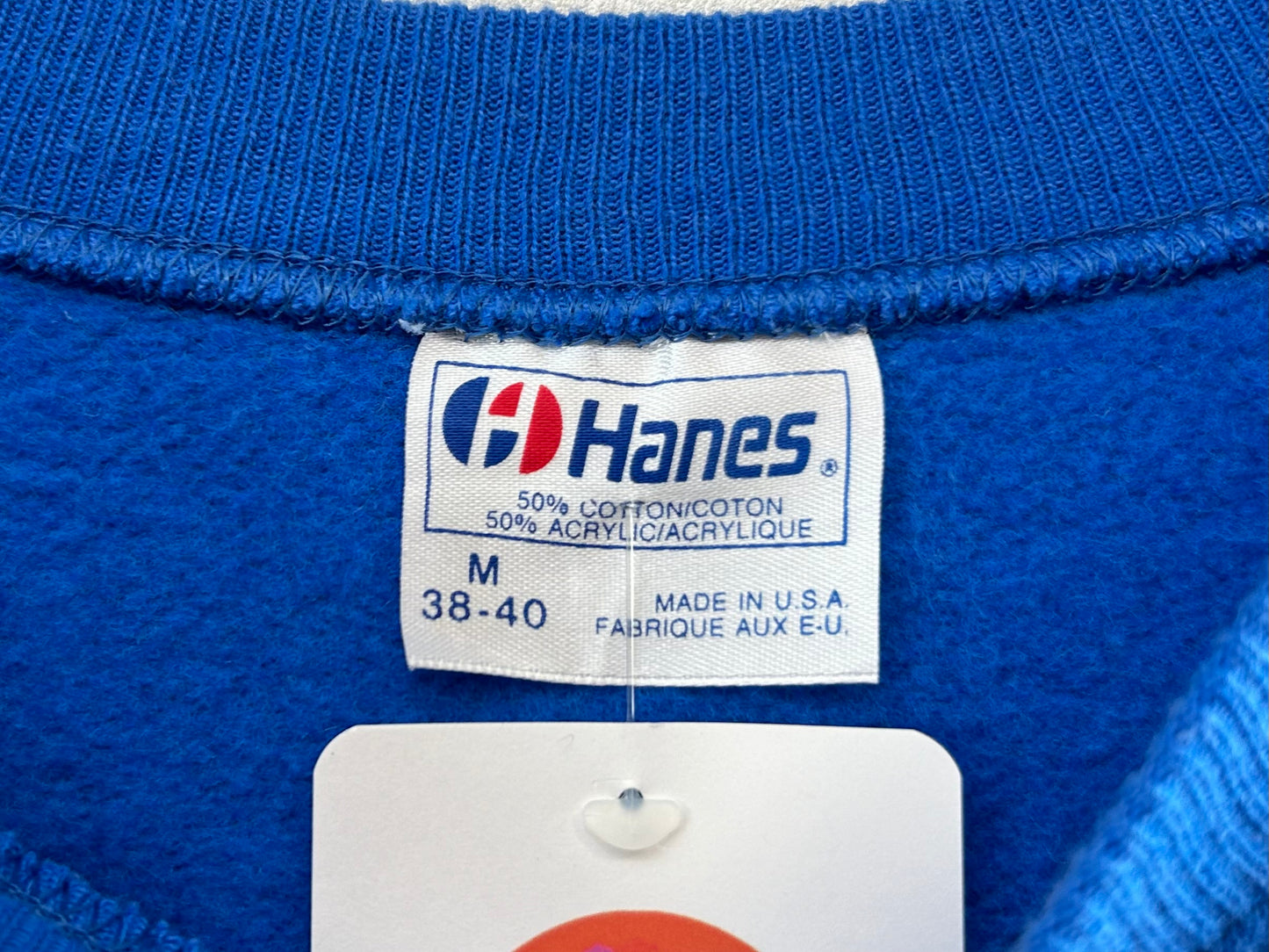 '80s Vintage Hand Painted Sweat MADE IN USA 〜Hanes〜 [K28851]