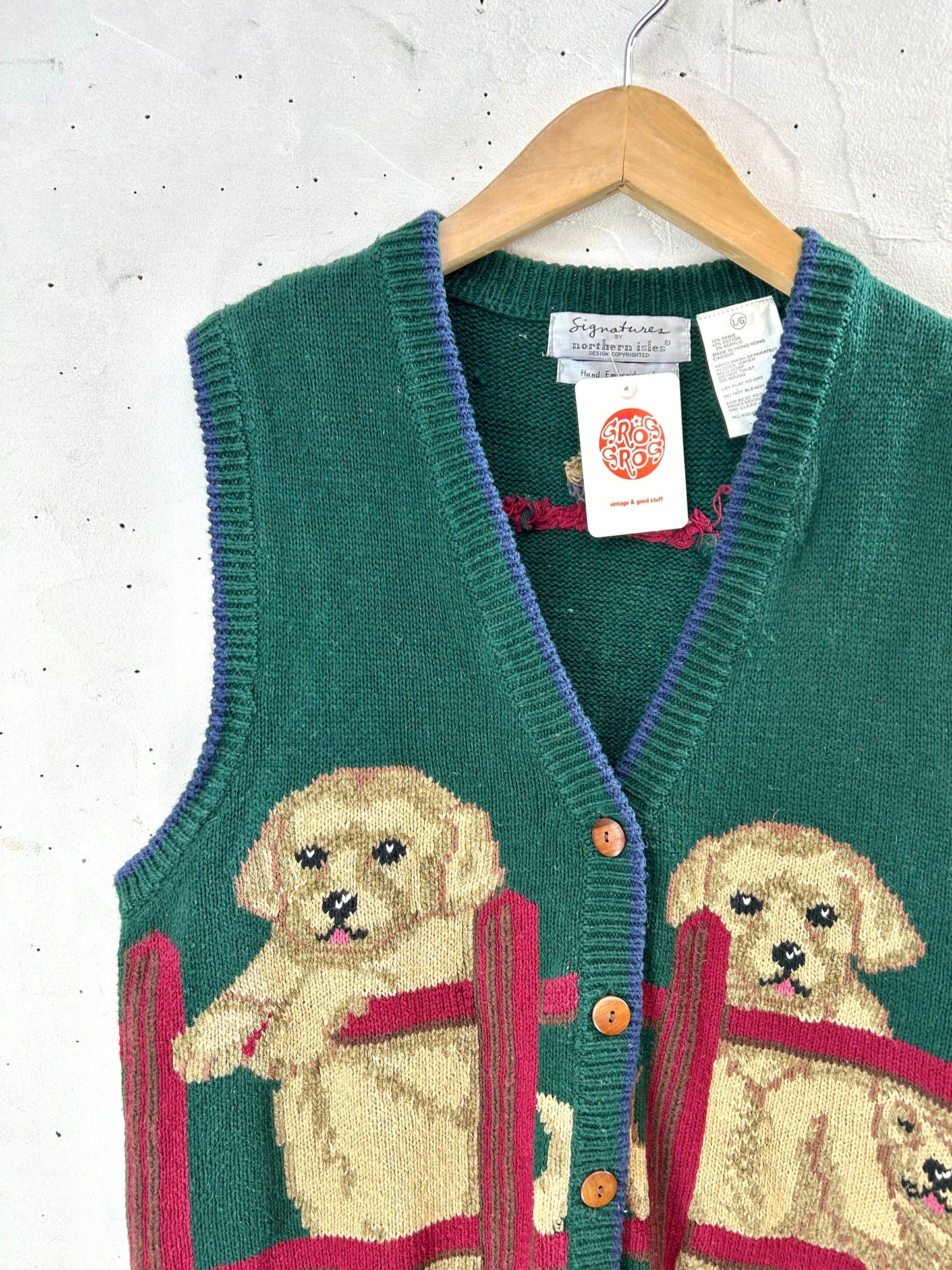 Vintage Knit Vest  [A29302]