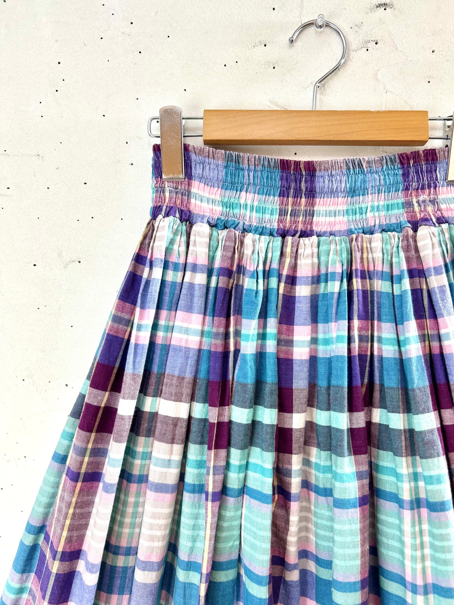 Vintage Plaid Skirt [E30145]