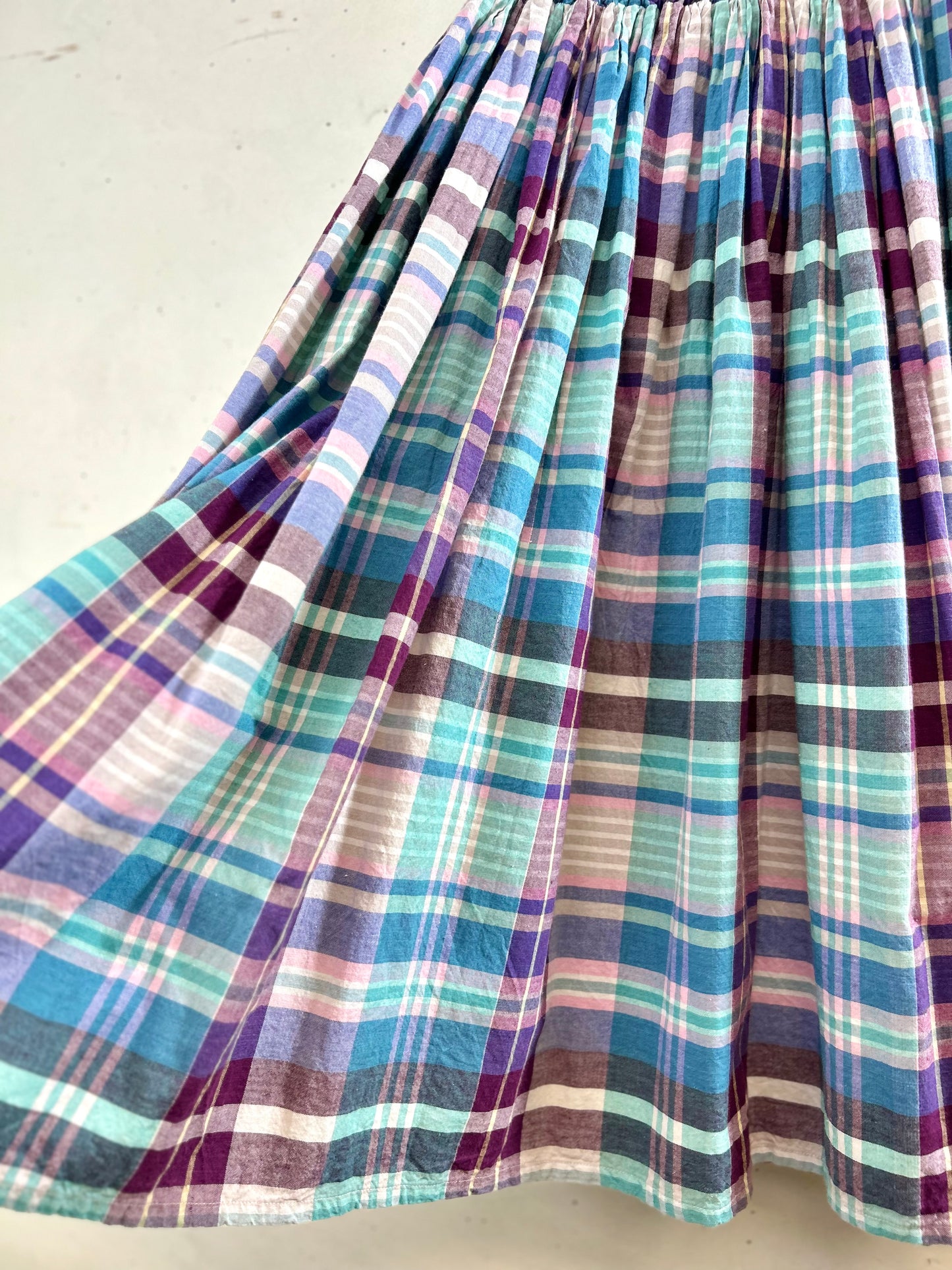Vintage Plaid Skirt [E30145]