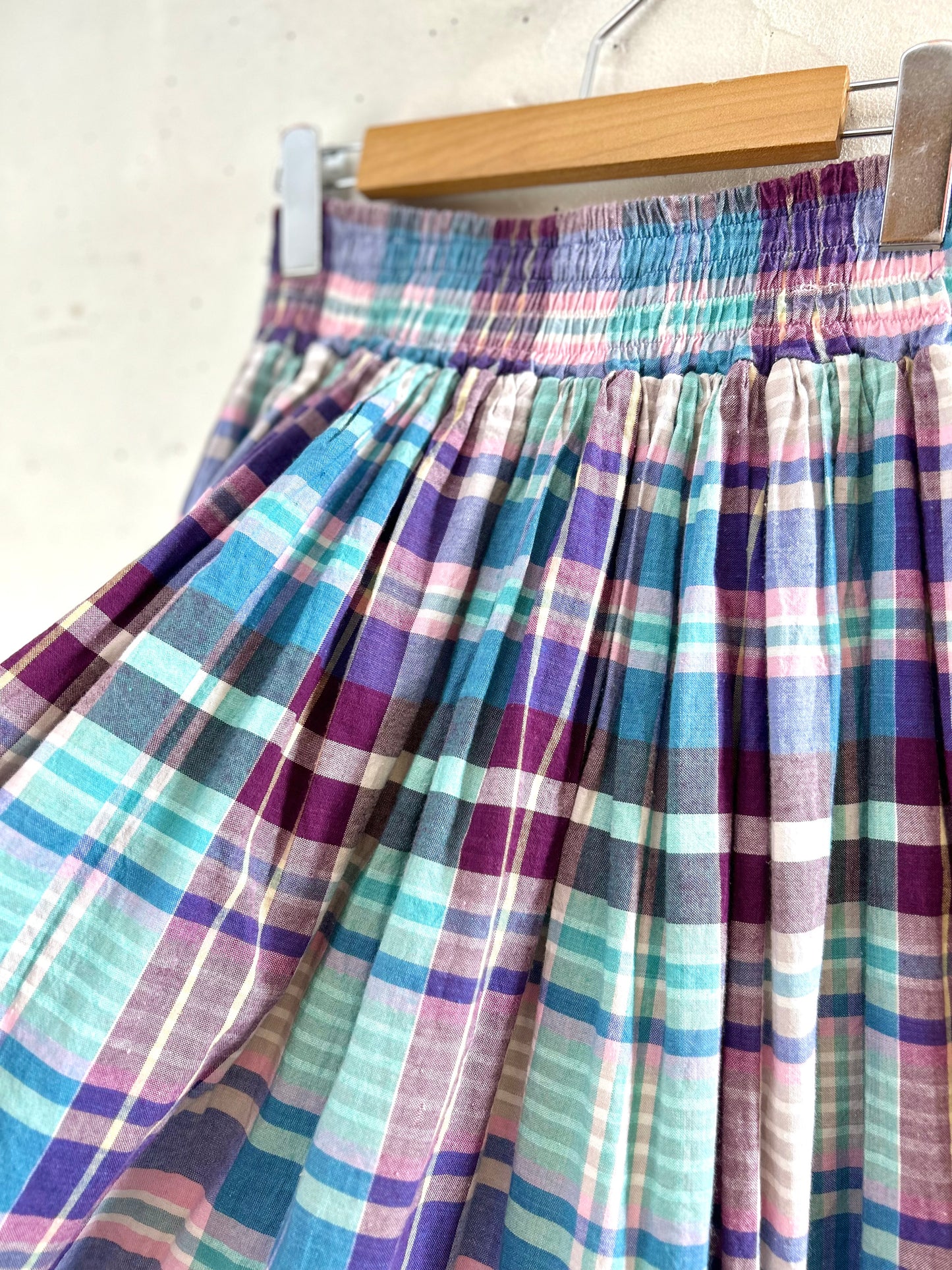 Vintage Plaid Skirt [E30145]
