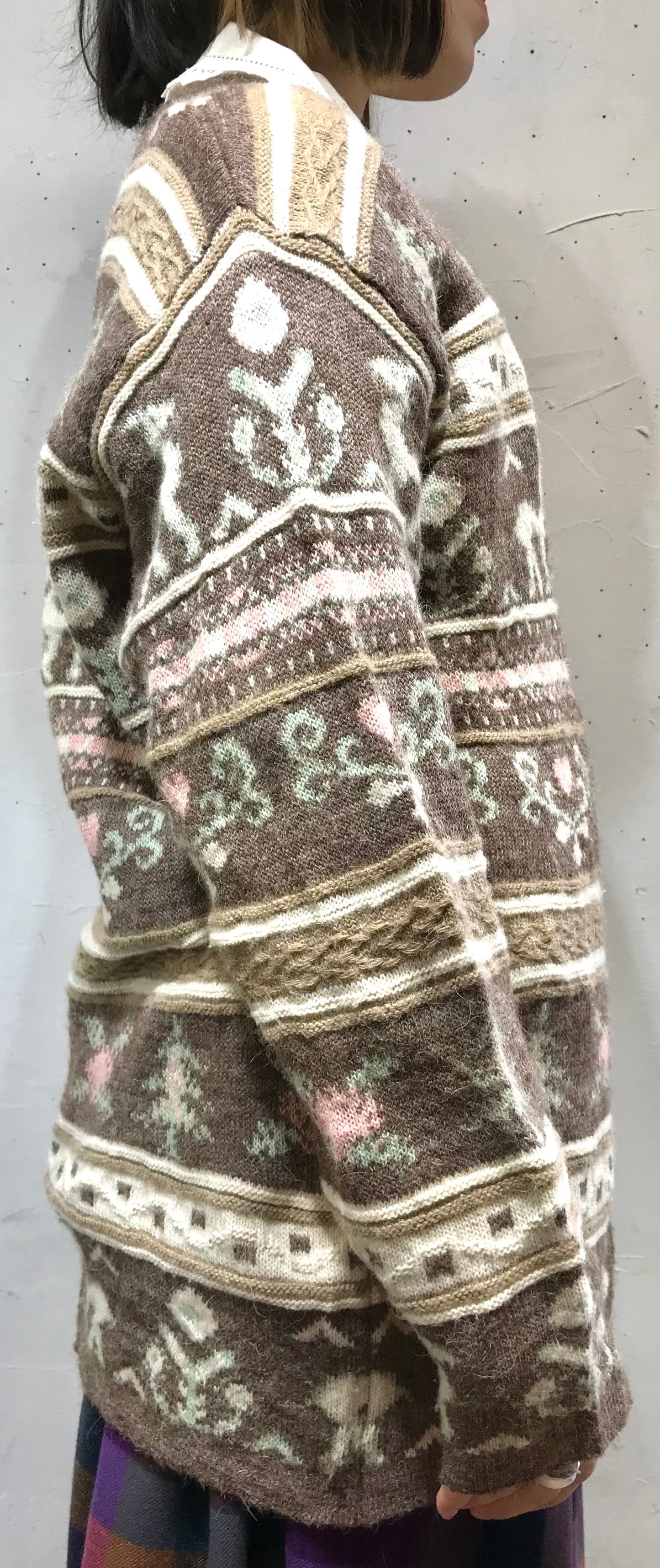 Vintage Knit Cardigan [A25942]