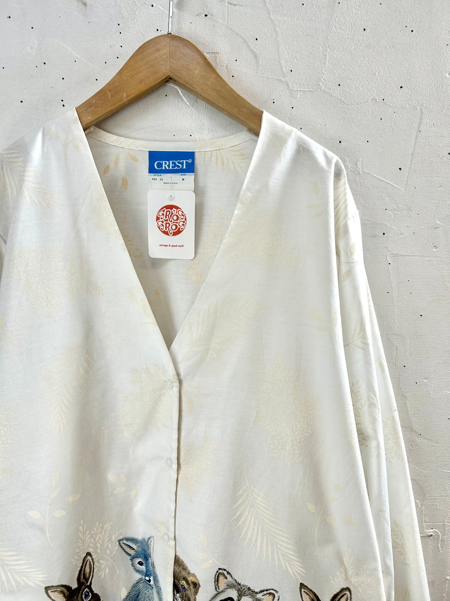 Vintage Hospital Shirt MADE IN USA  [A29306]