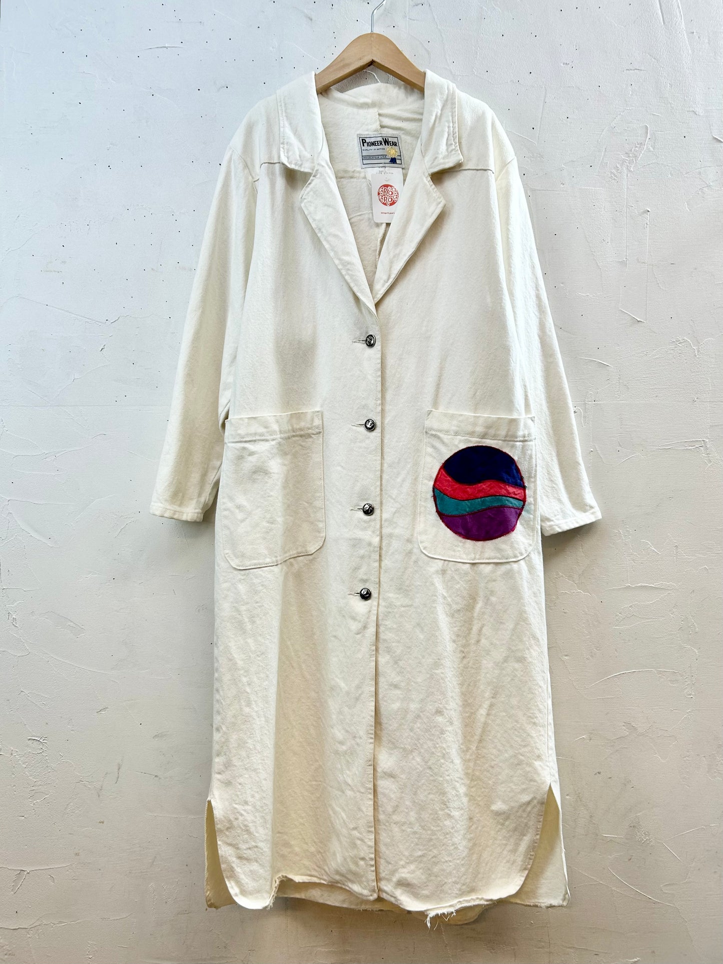 ’80s Vintage White Denim Coat 〜PIONEER WEAR〜 [K28854]