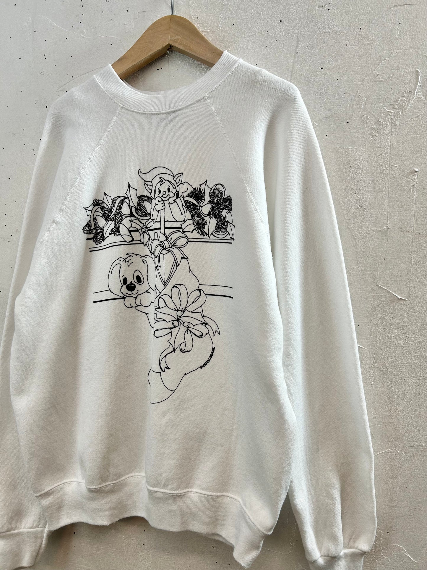 '90s Vintage Xmas Sweat 〜Tultex〜 [L29077]