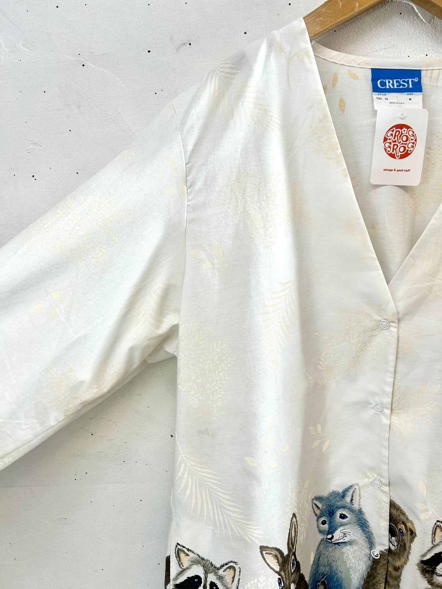 Vintage Hospital Shirt MADE IN USA  [A29306]