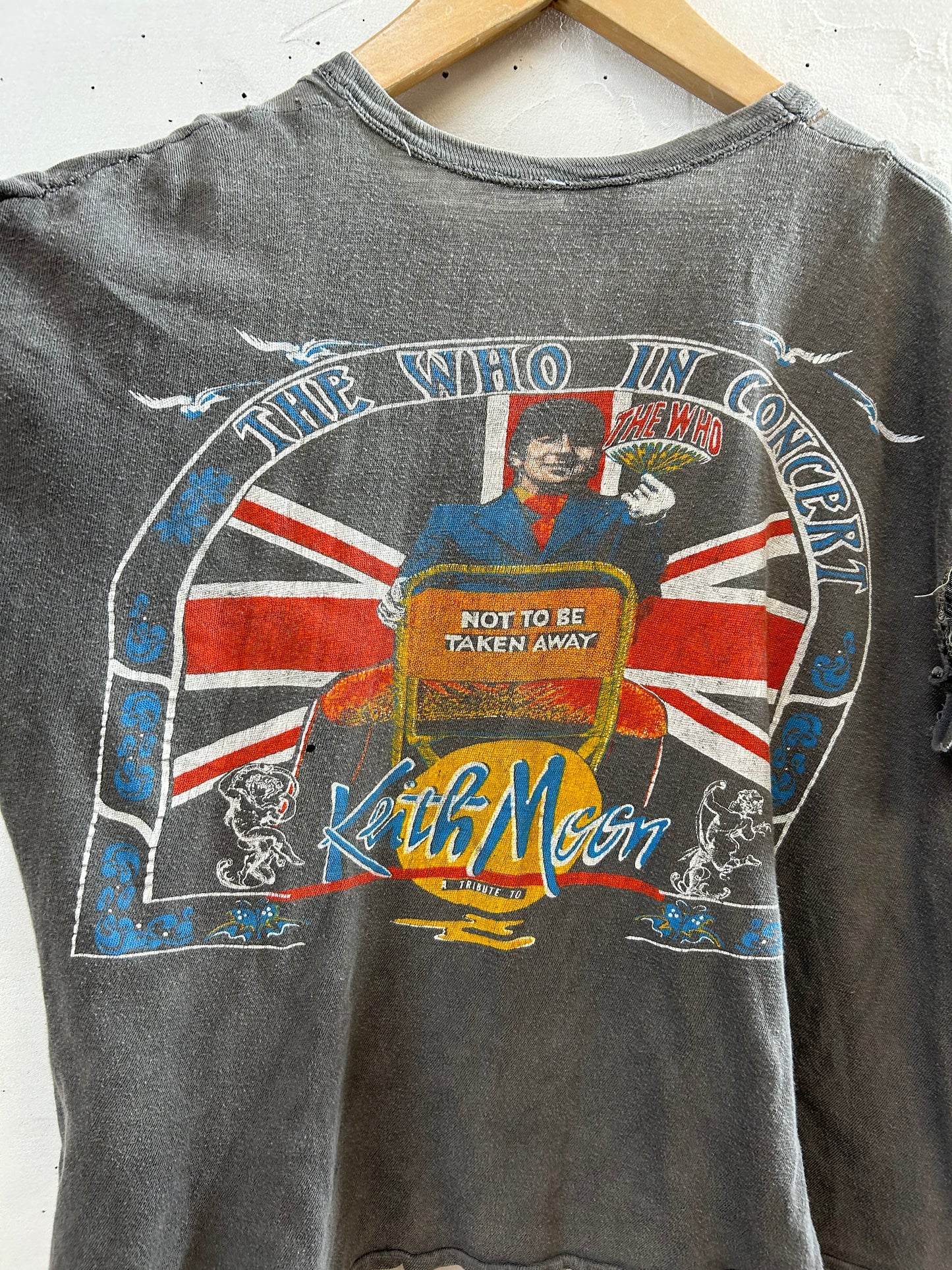 '80s Vintage Pakistan Cotton T-Shirt 〜THE WHO〜 [G27863]