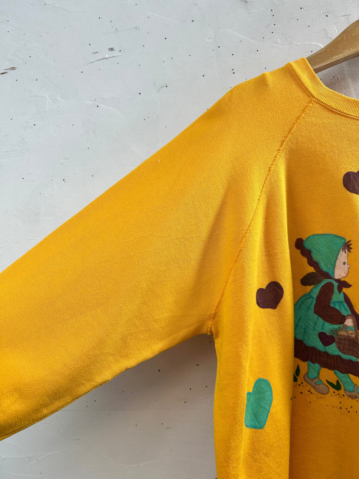 '90s Vintage Hand Painted Sweat 〜Tultex〜 [L29075]