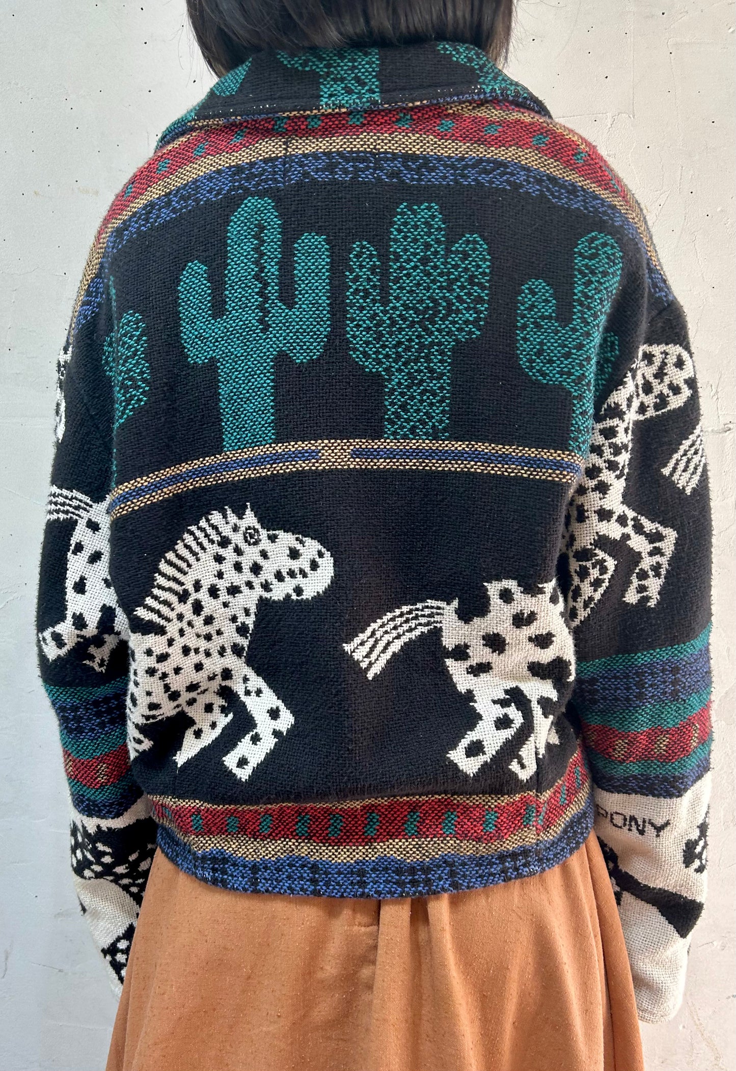 Vintage Rug Jacket MADE IN NEW MEXICO,USA [J25263]