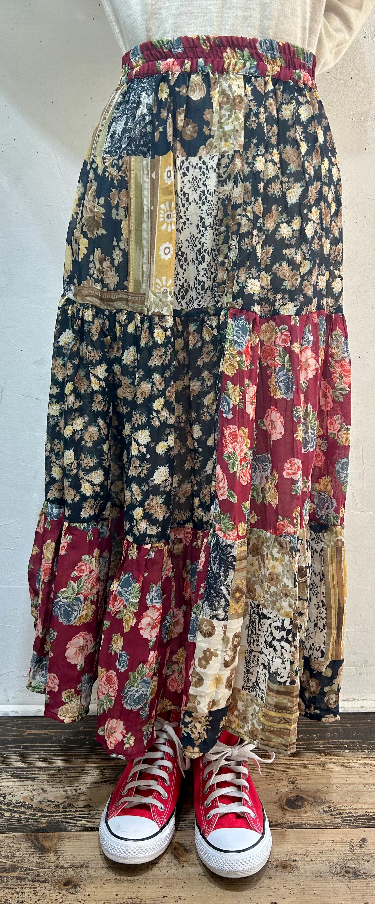 Vintage Tiered Skirt [B26179]