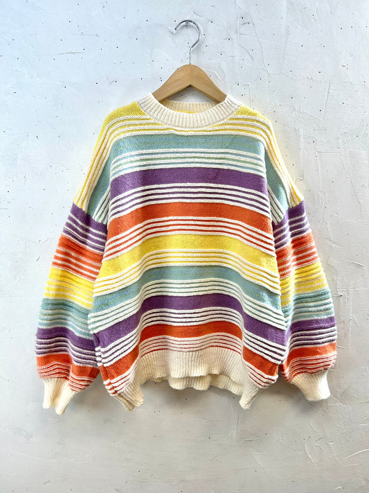 Vintage Knit Sweater [J28625]