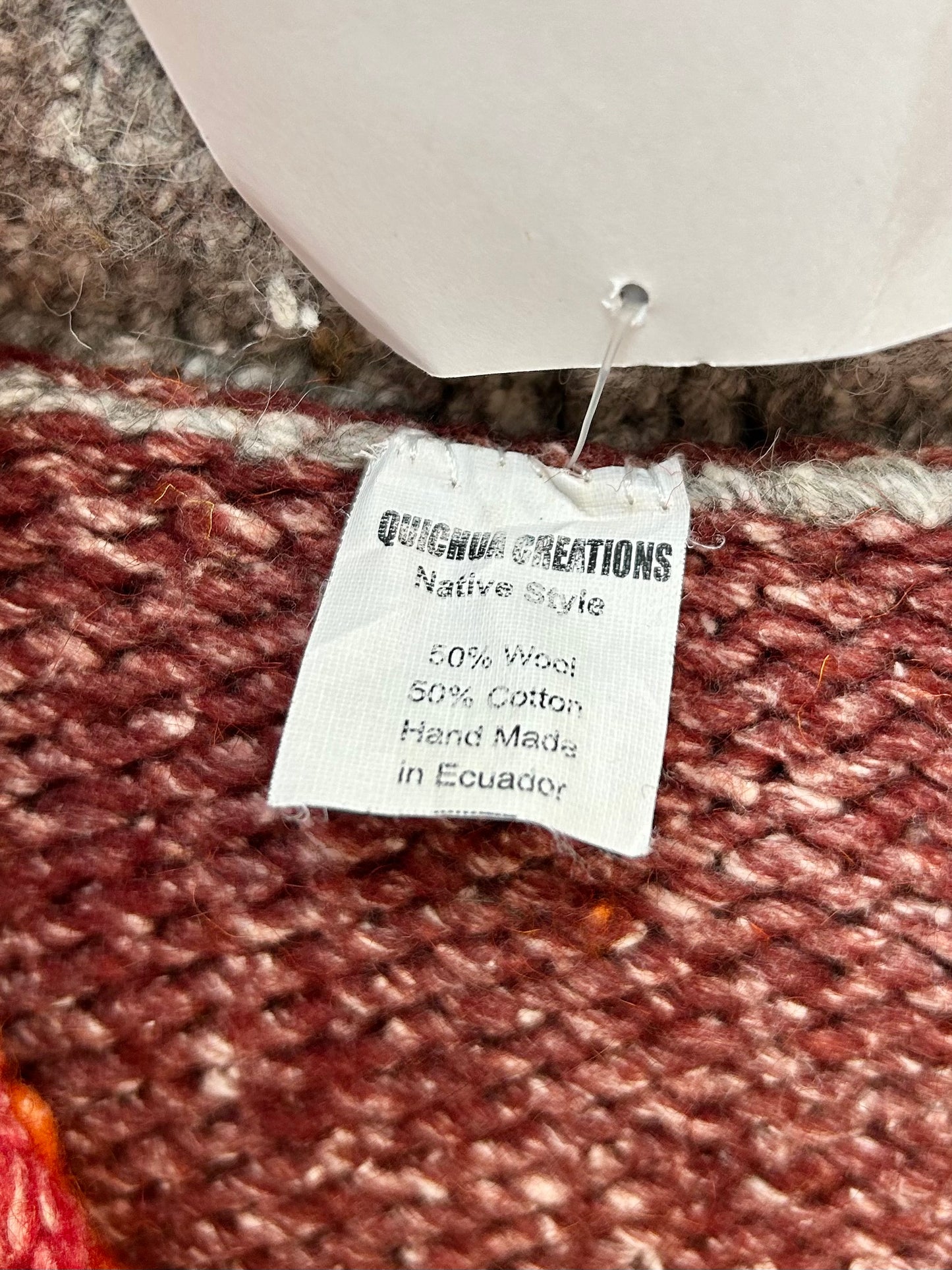 Vintage Ecuador Hand Knit Cardgan [K28850]