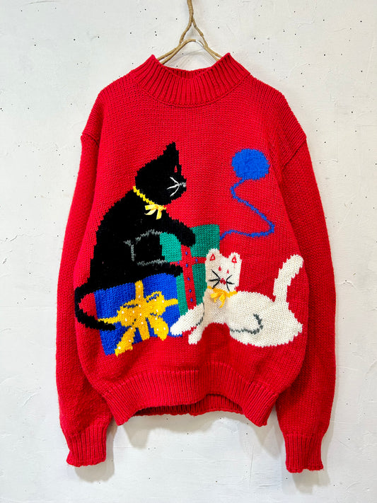 Vintage Hand Knit Sweater [K25540]