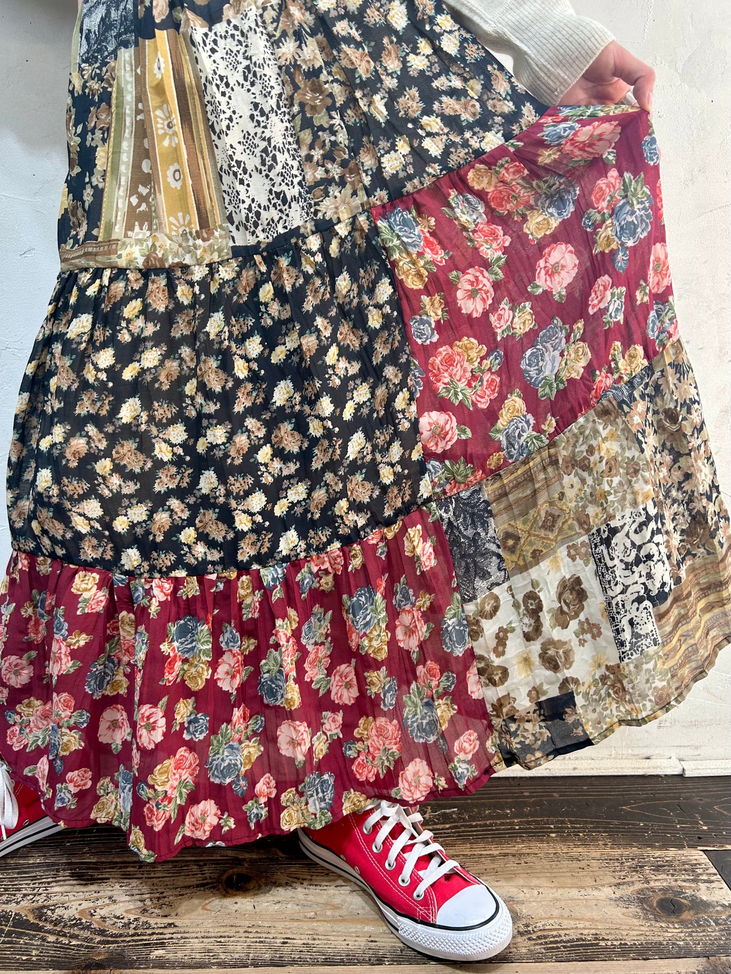 Vintage Tiered Skirt [B26179]