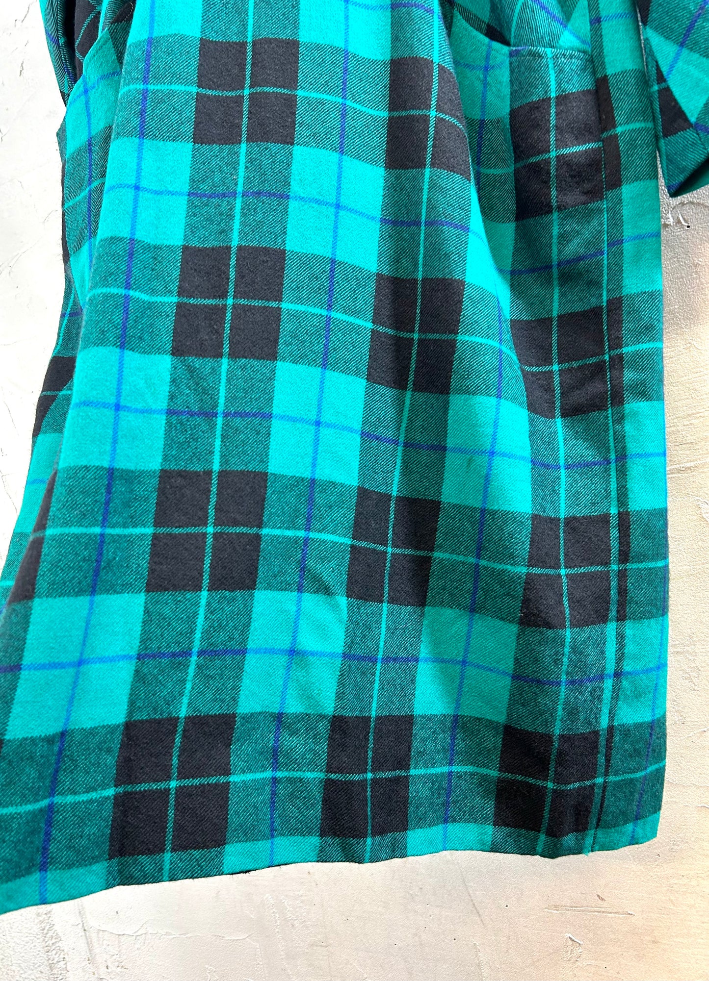 Vintage Plaid Dress [J28628]