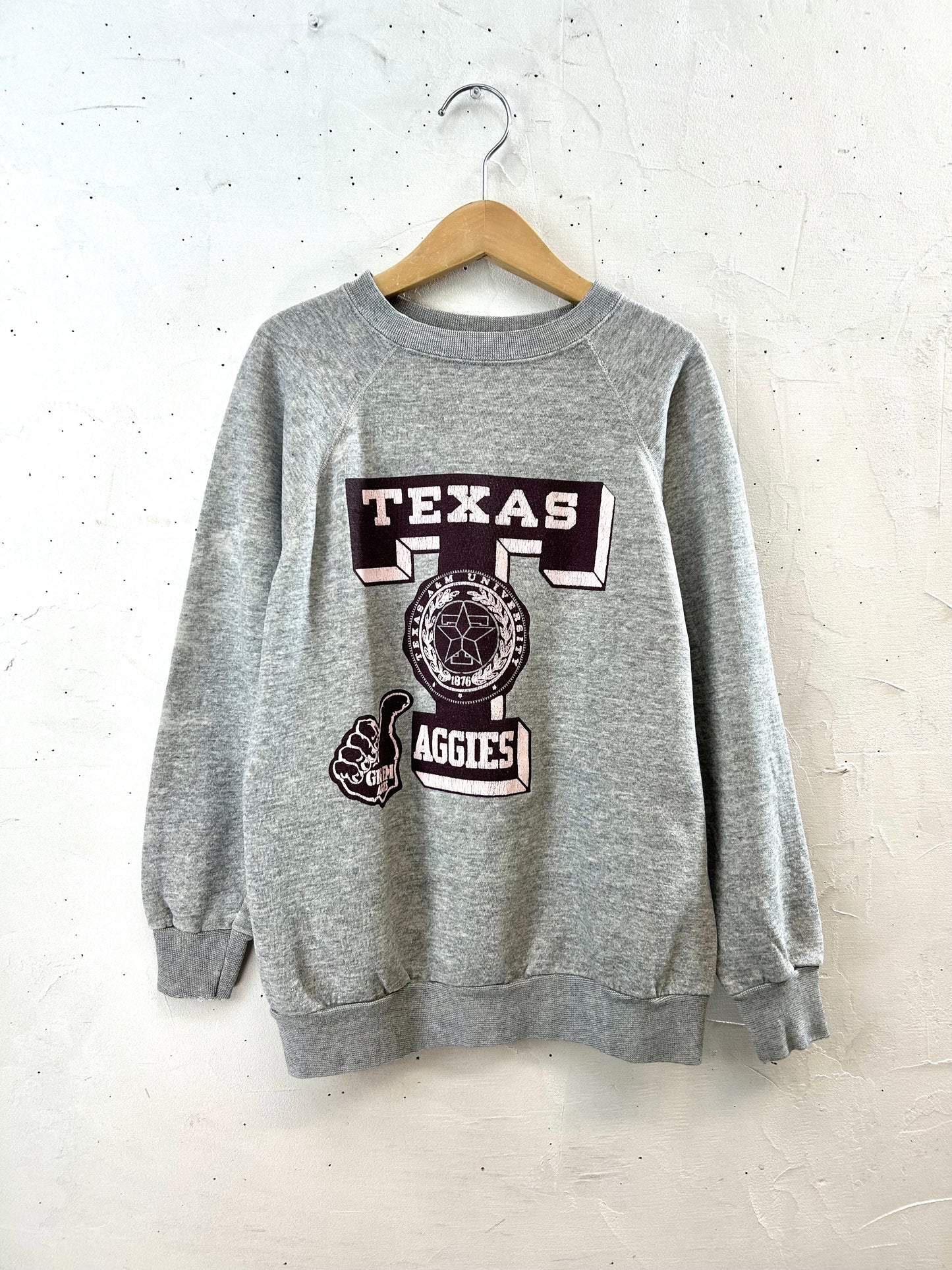 '80Vintage Damage Sweat  [I28420]