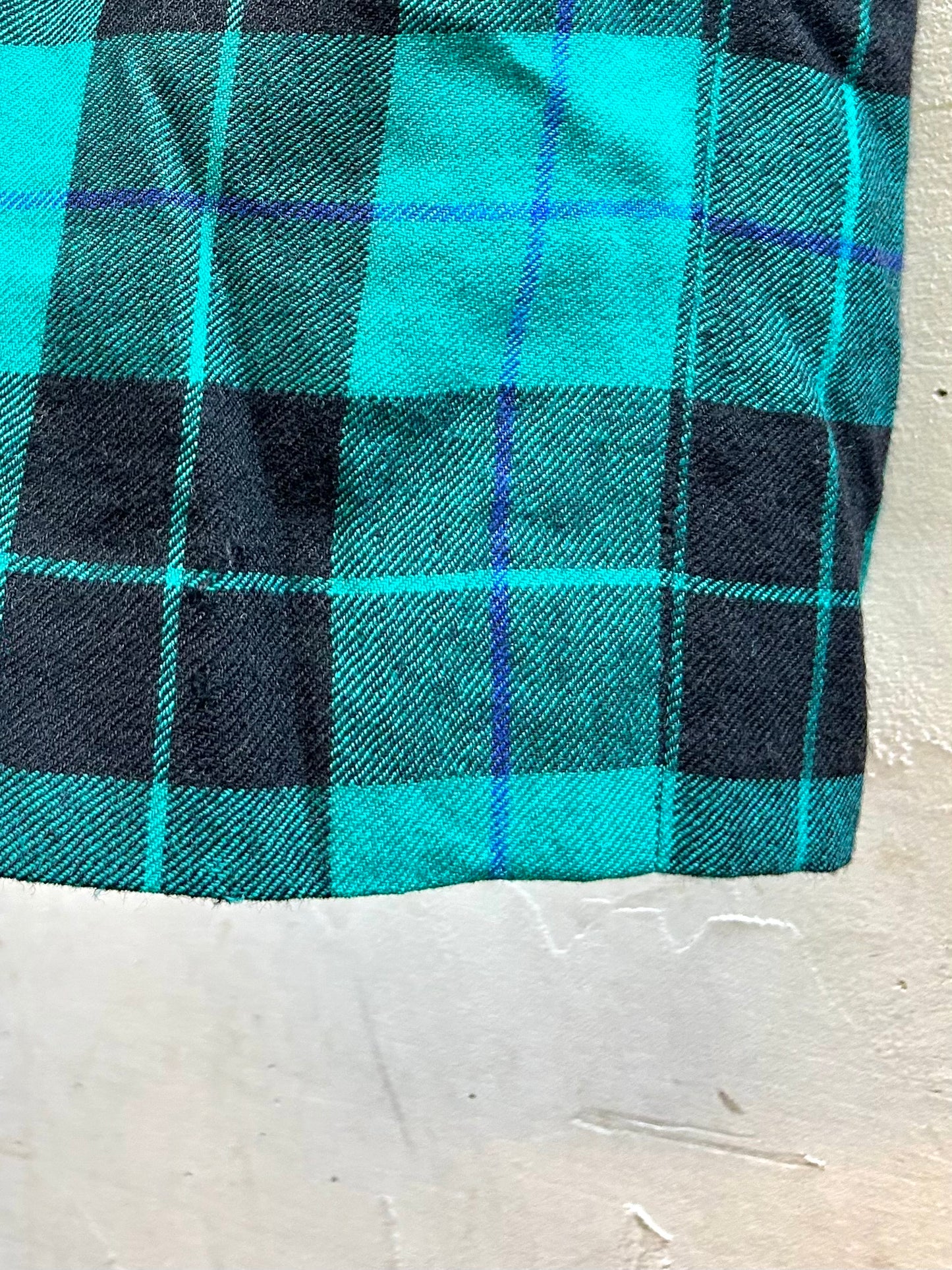 Vintage Plaid Dress [J28628]