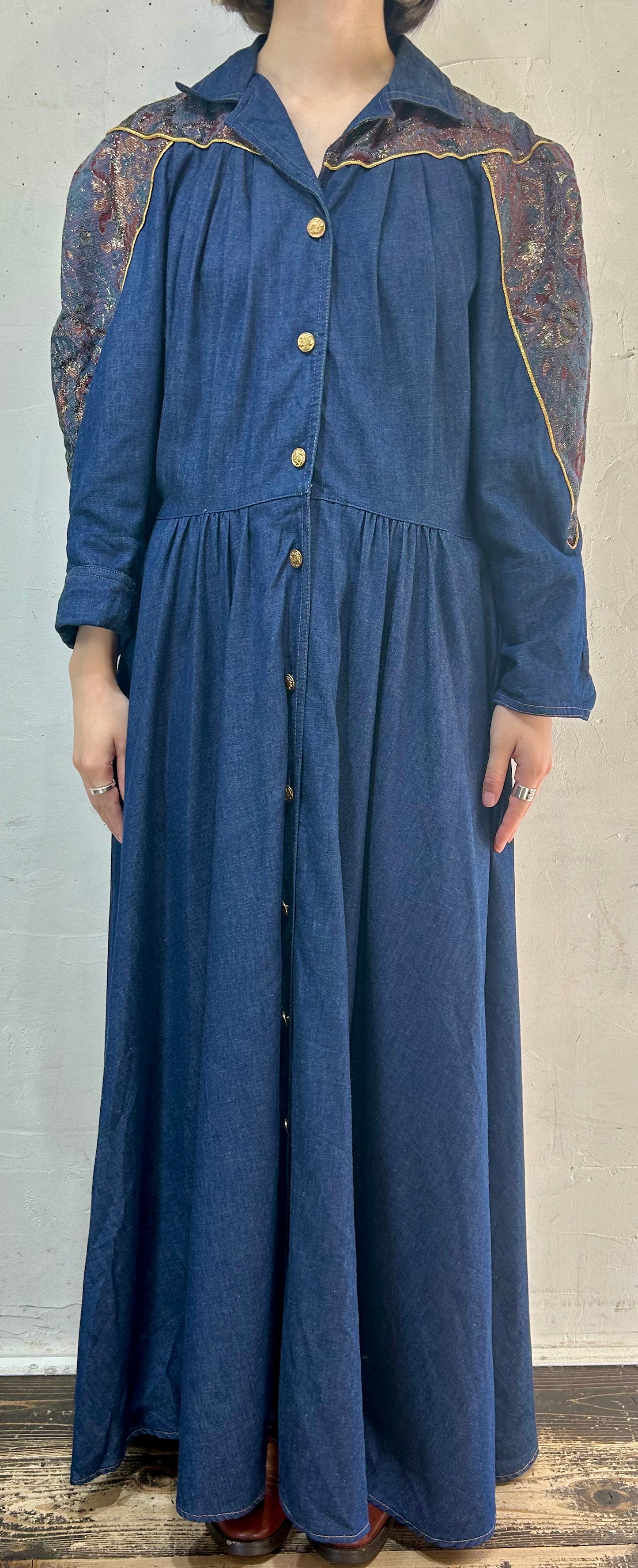 Vintage Denim Dress 〜Carol Anderson〜 [J25260]