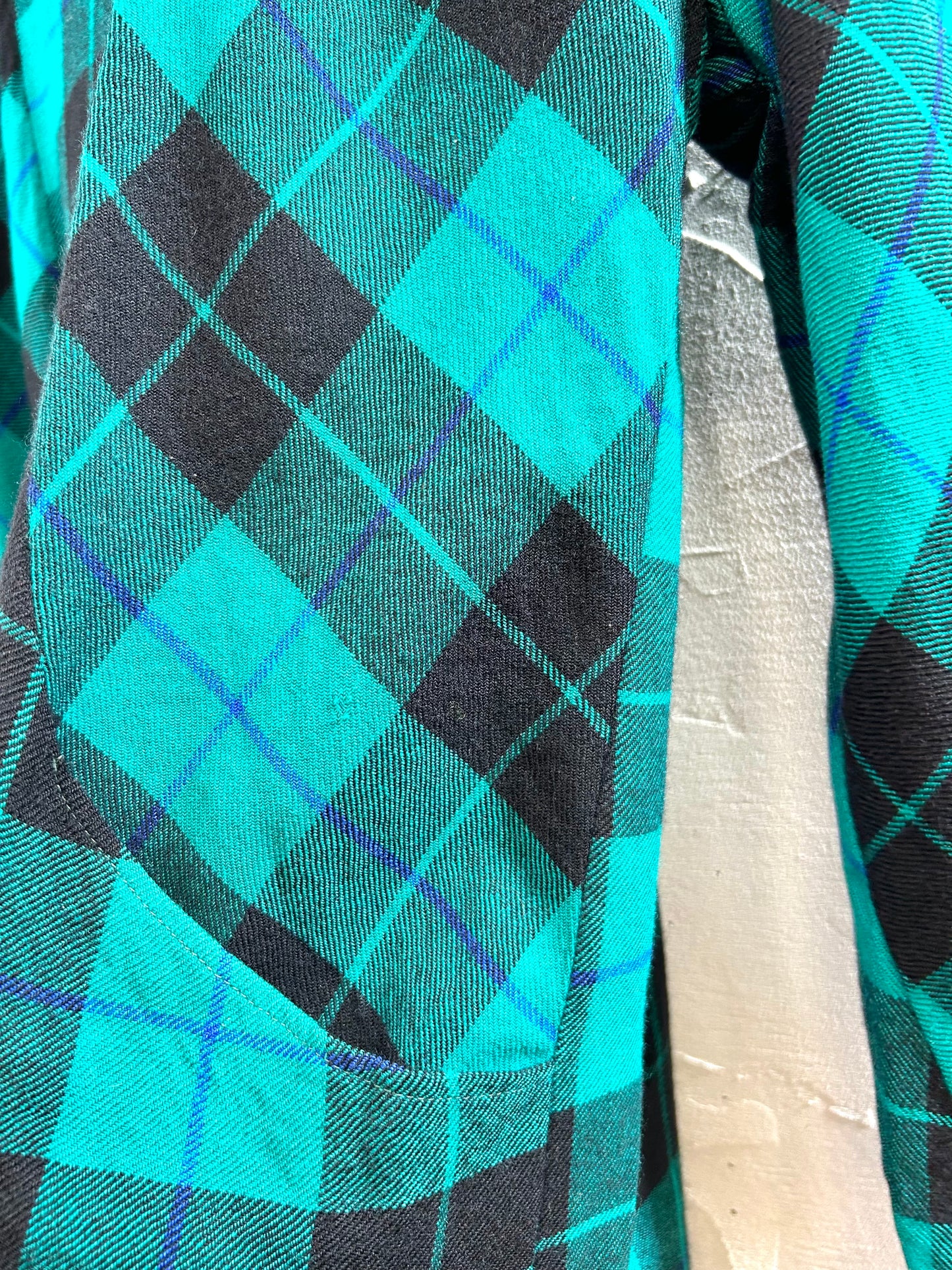 Vintage Plaid Dress [J28628]