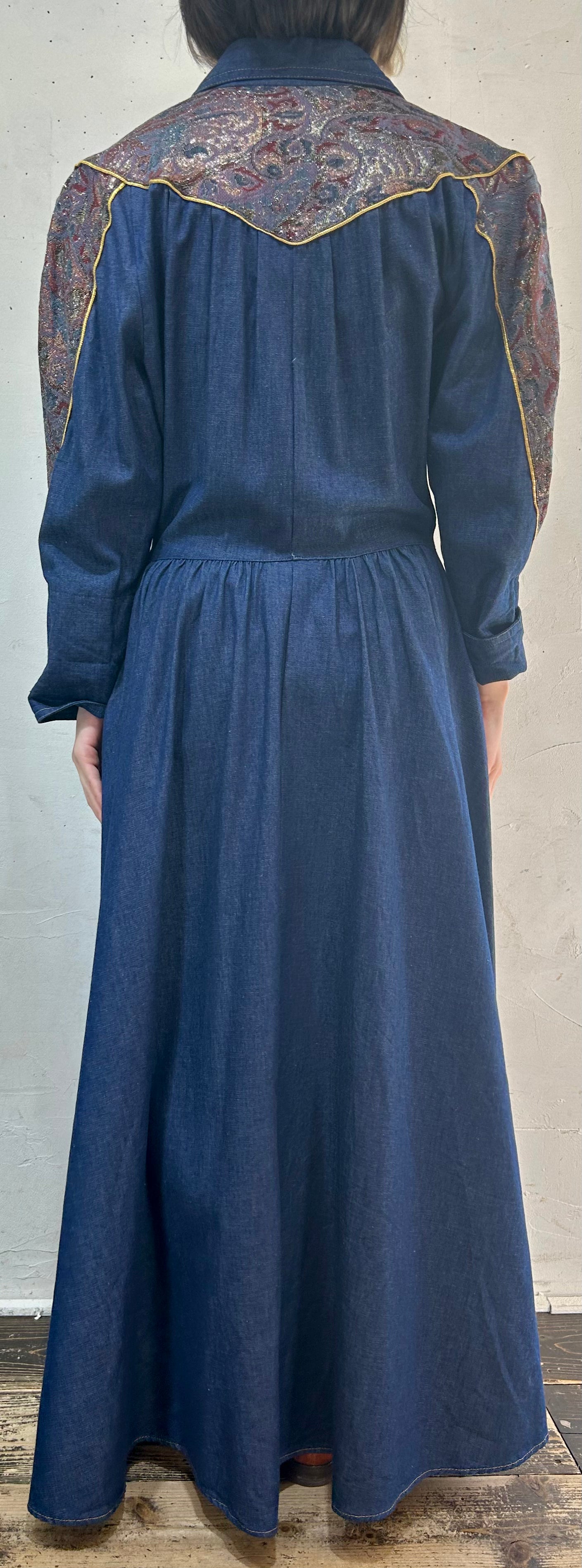 Vintage Denim Dress 〜Carol Anderson〜 [J25260]