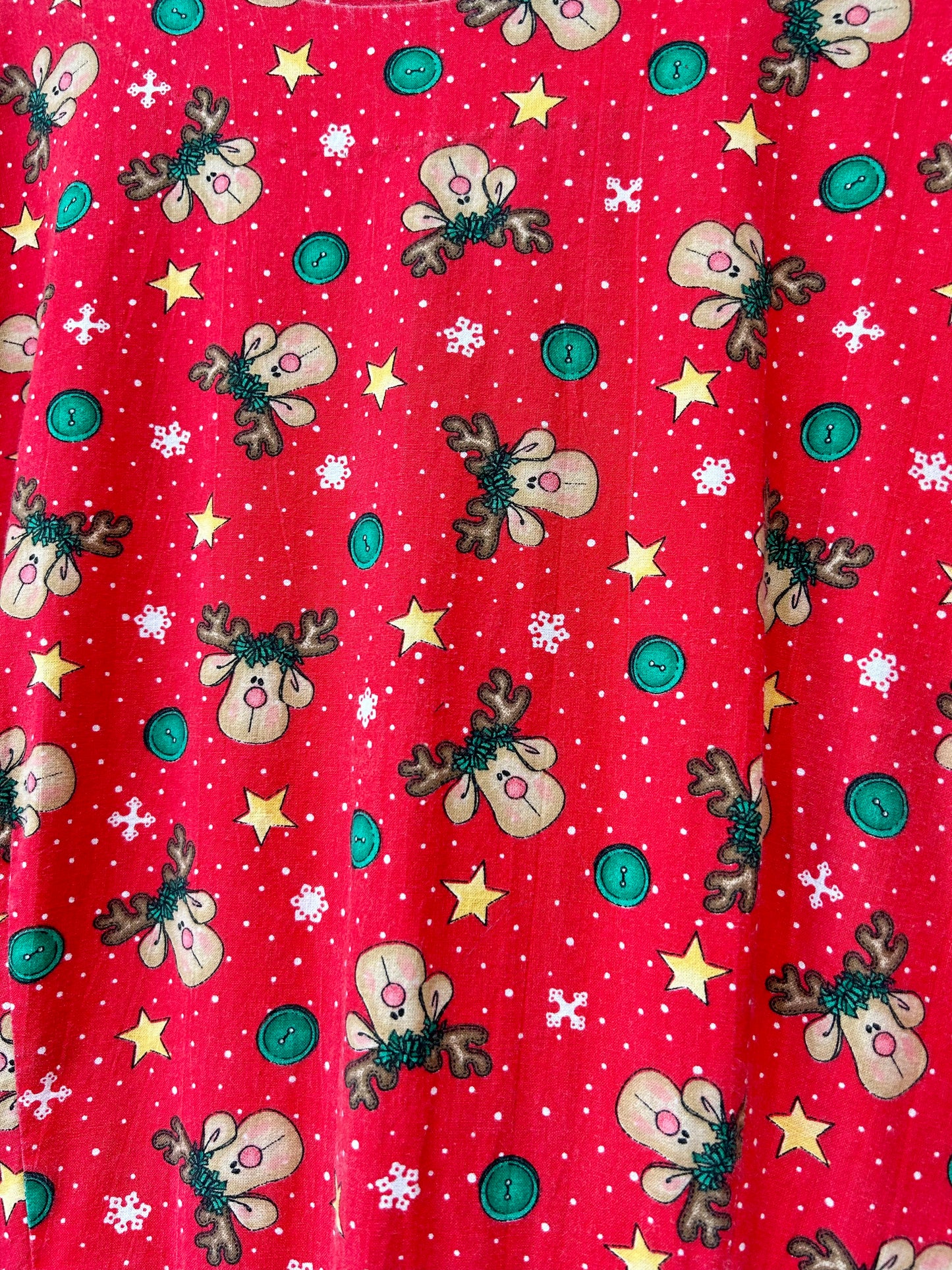 ’70s Vintage Handmade Christmas Dress [K25543]