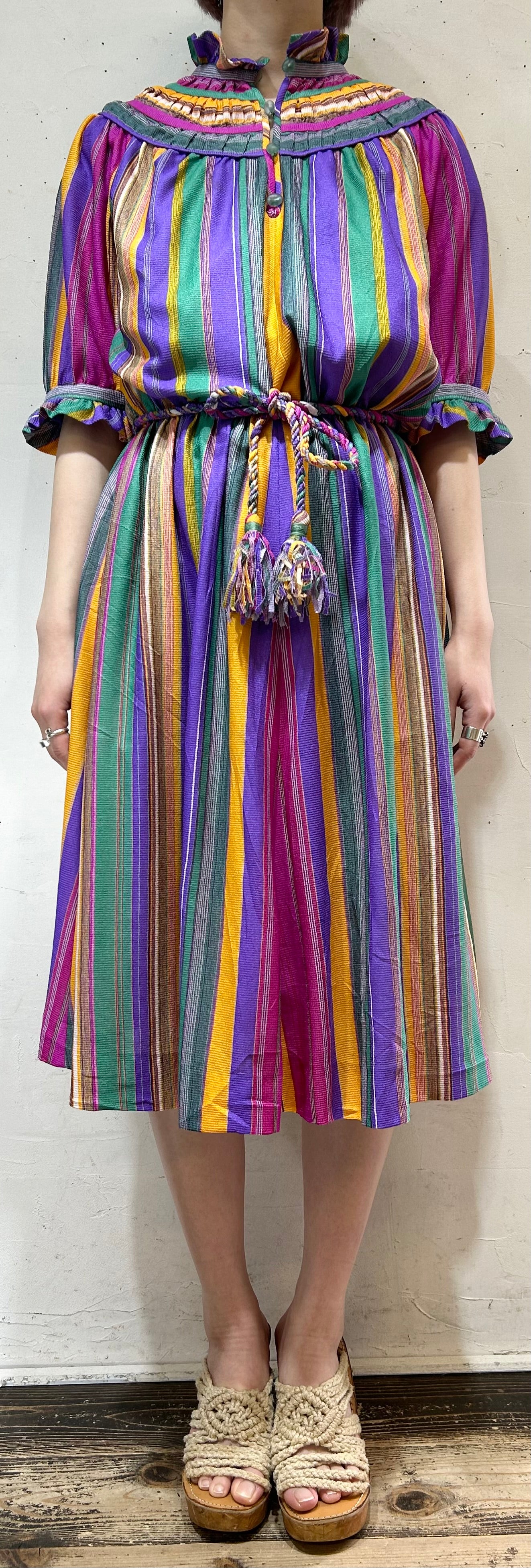 Vintage Flower Dress [D26702]