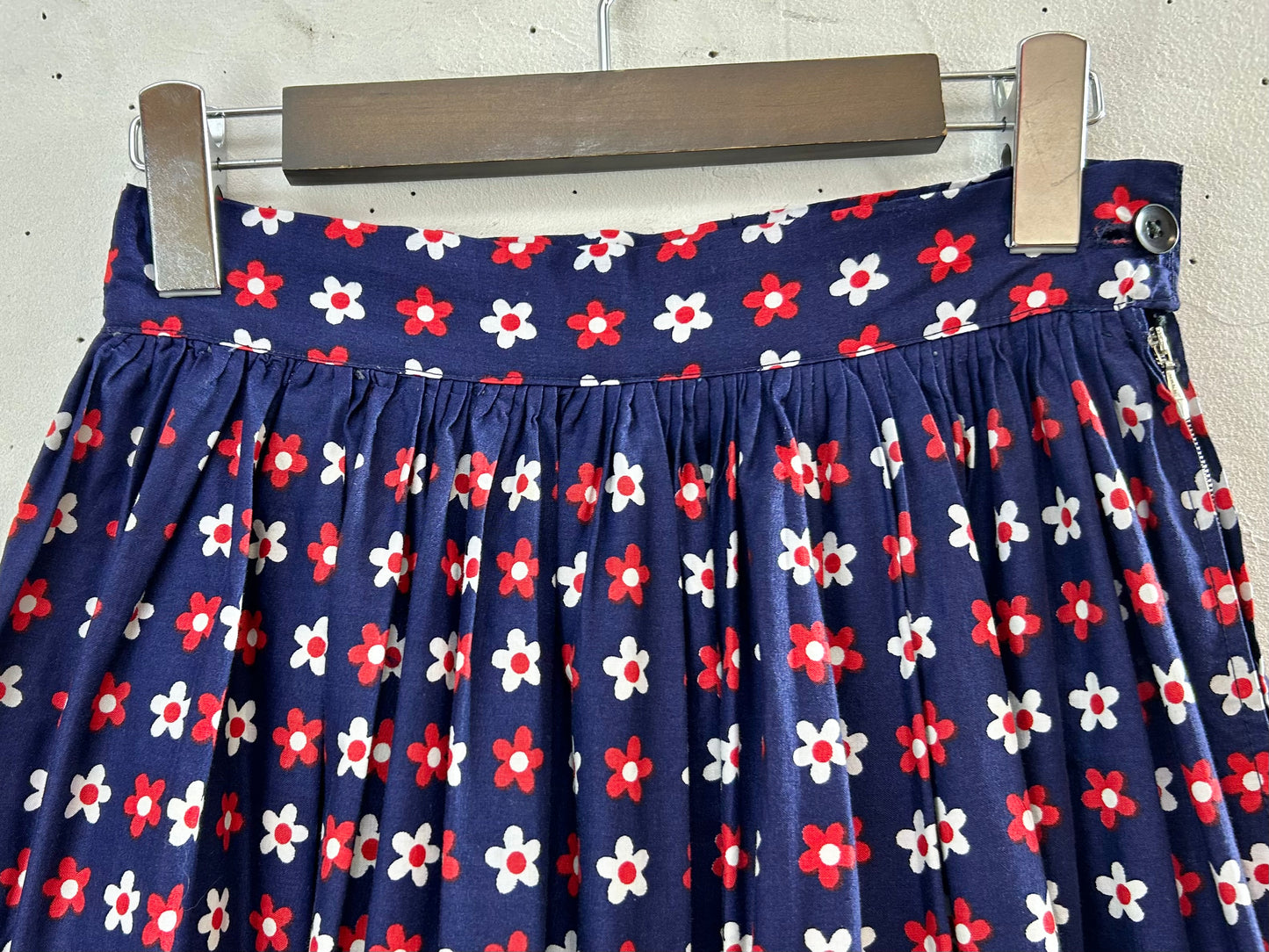 '70s Vintage End Pattern Skirt [E30154]