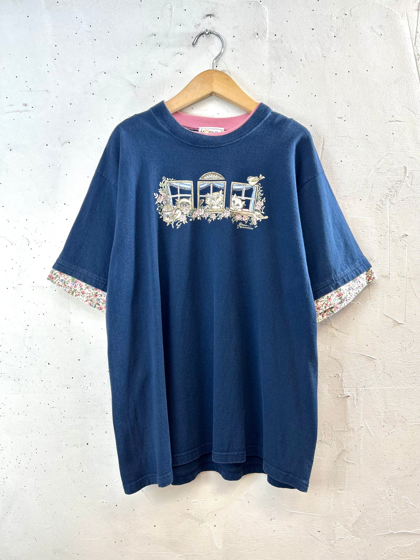 Vintage T-Shirt 〜MORNING SUN〜 MADE IN USA [F30384]