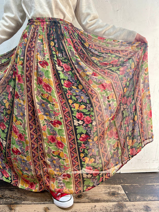 Vintage Viscose Skirt [B26180]