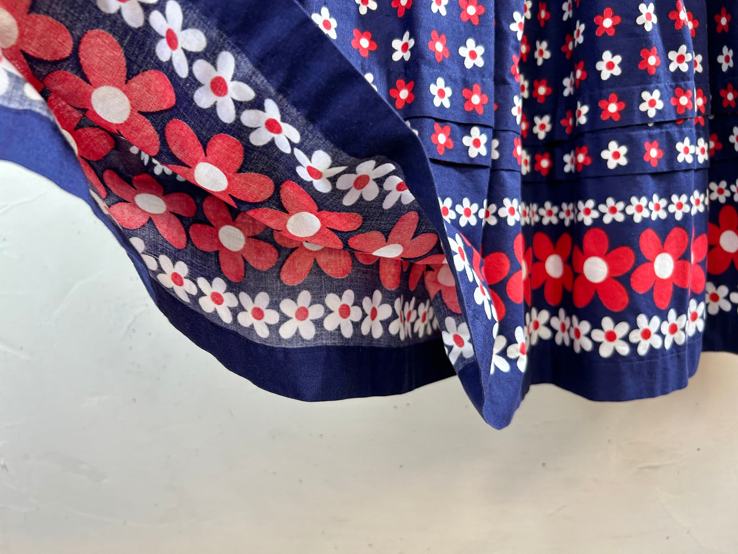 '70s Vintage End Pattern Skirt [E30154]