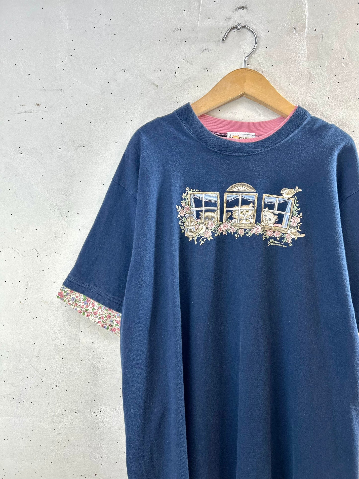 Vintage T-Shirt 〜MORNING SUN〜 MADE IN USA [F30384]