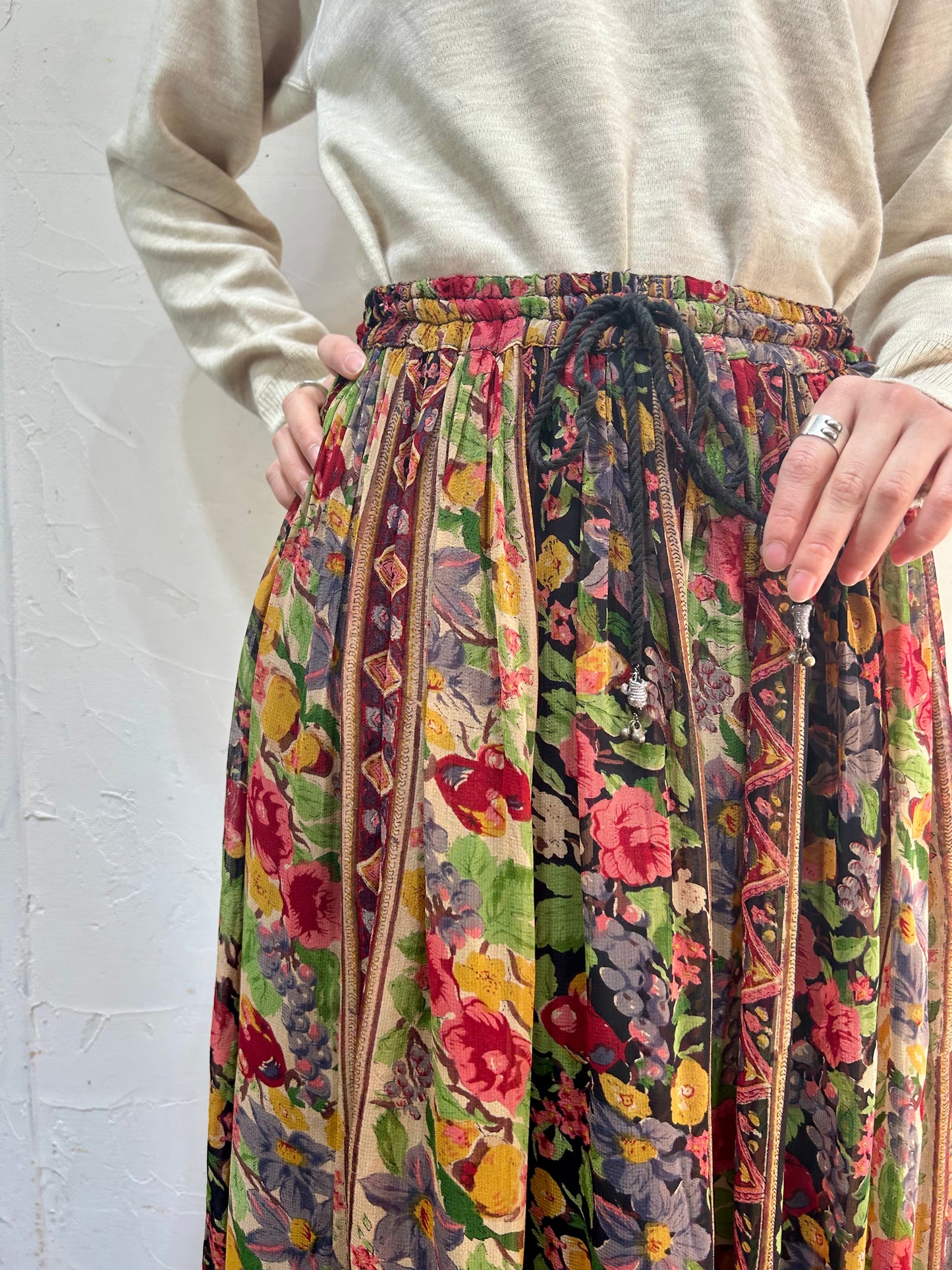 Vintage Viscose Skirt [B26180]