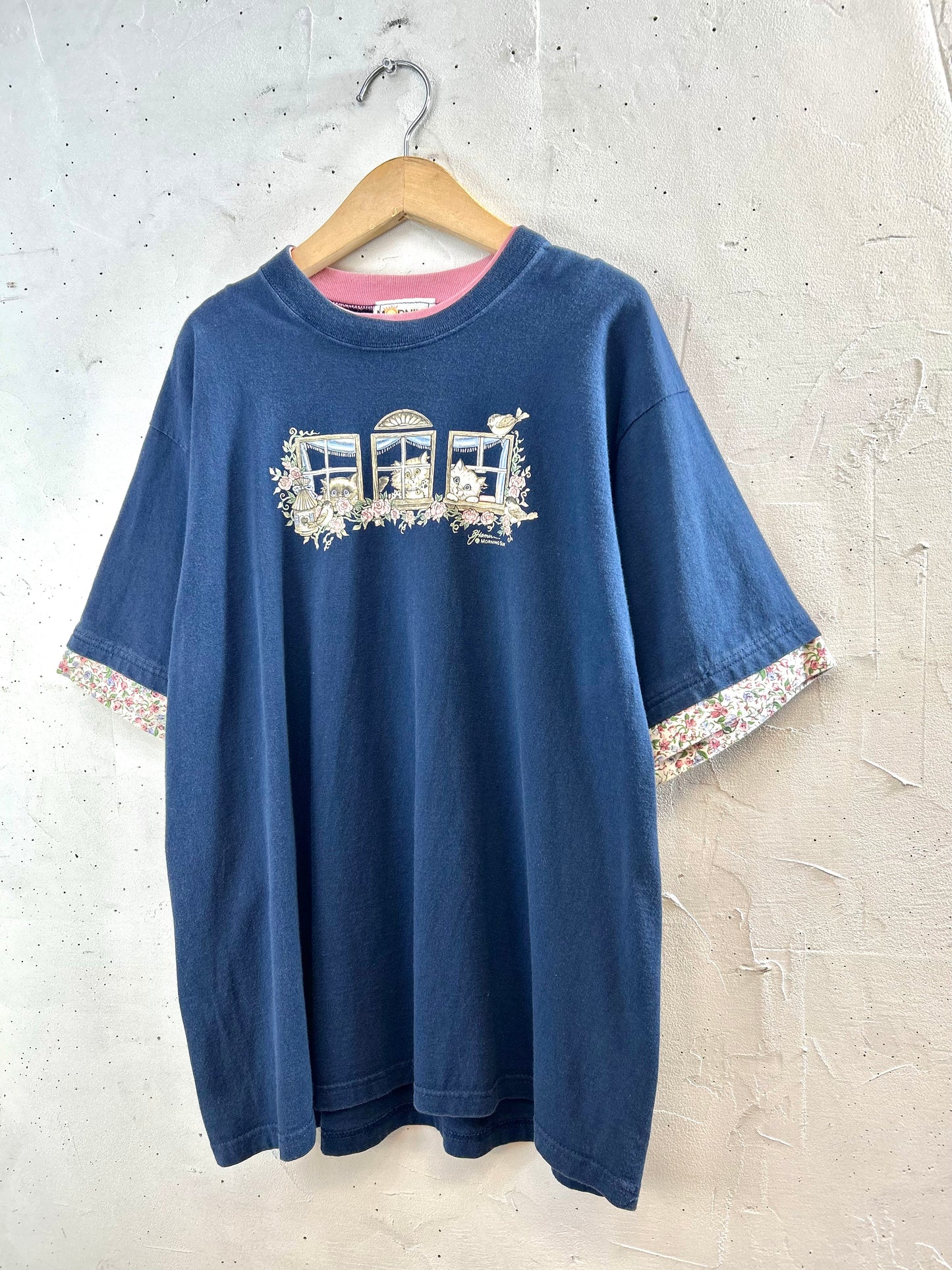 Vintage T-Shirt 〜MORNING SUN〜 MADE IN USA [F30384]