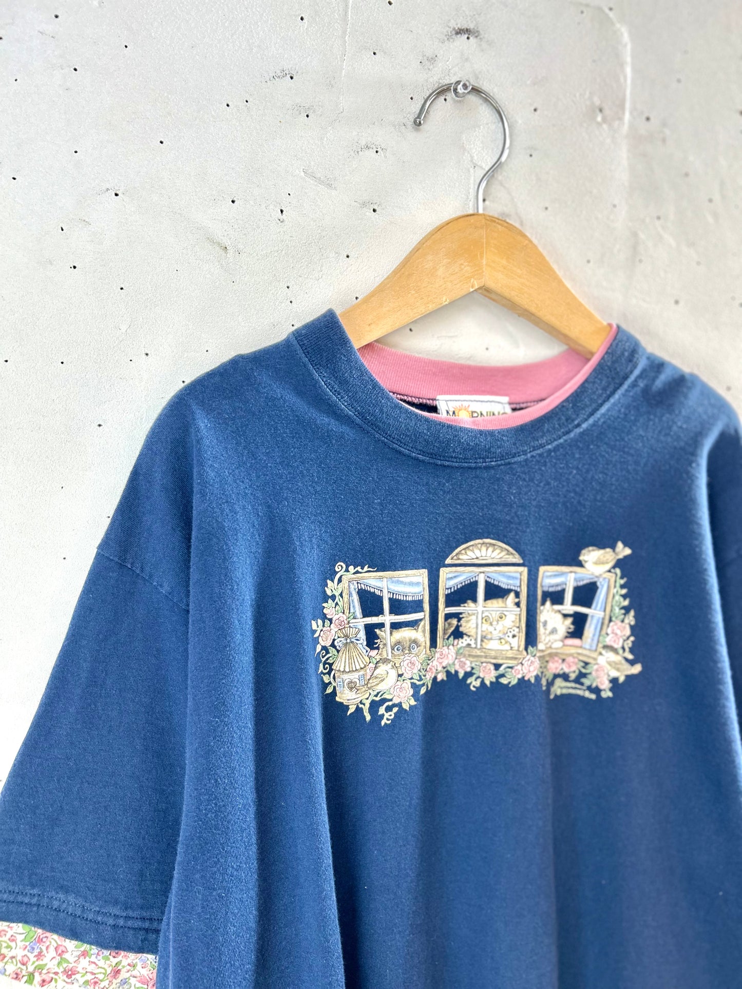 Vintage T-Shirt 〜MORNING SUN〜 MADE IN USA [F30384]