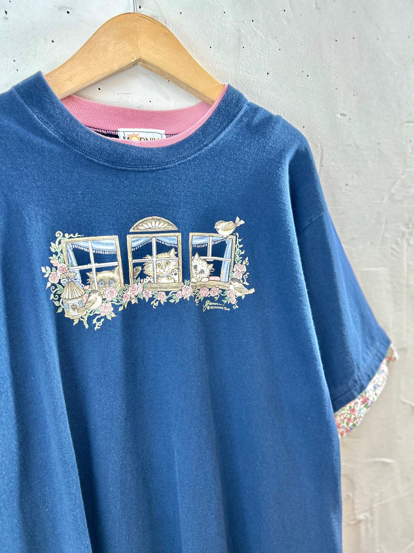 Vintage T-Shirt 〜MORNING SUN〜 MADE IN USA [F30384]