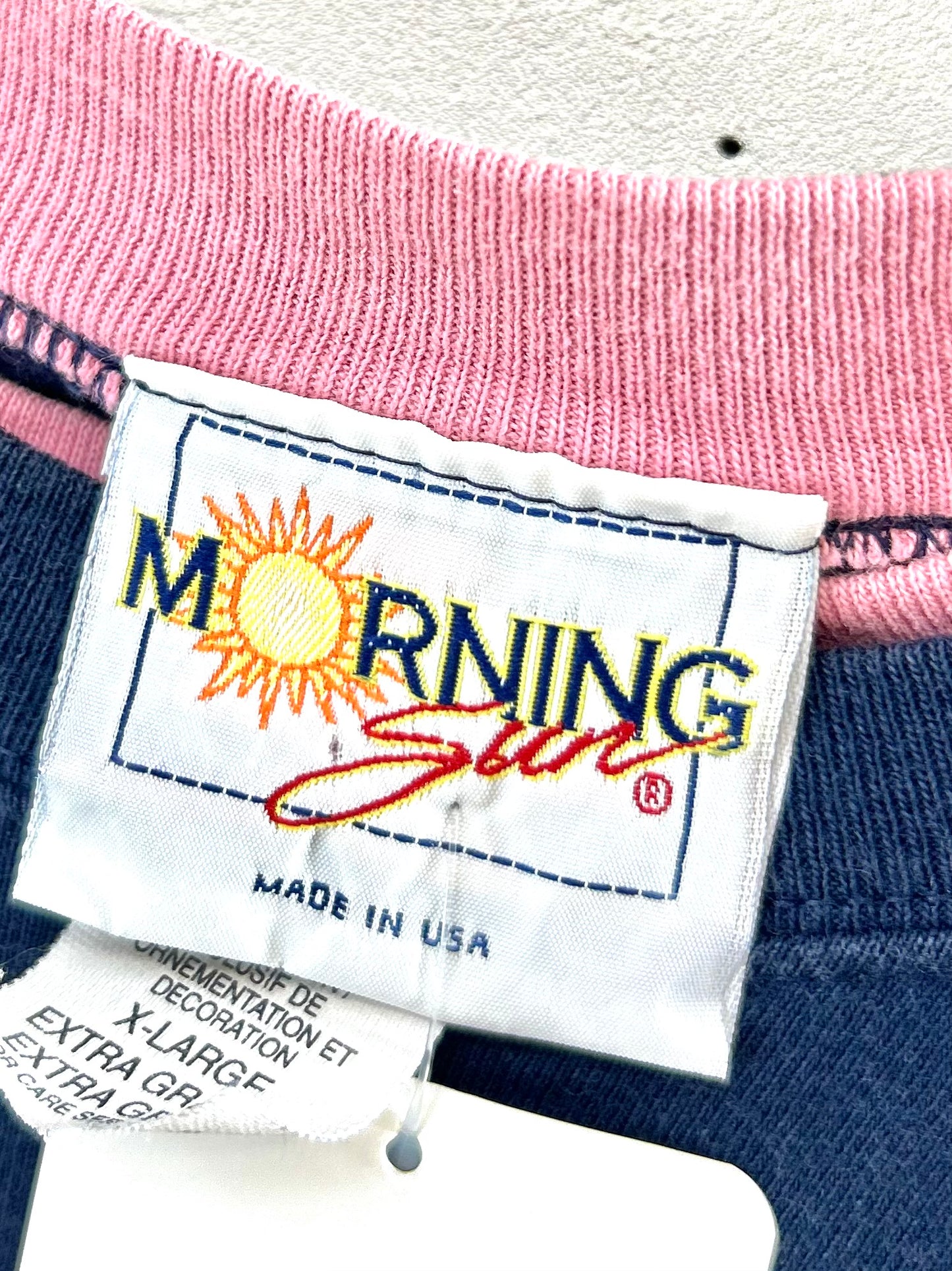 Vintage T-Shirt 〜MORNING SUN〜 MADE IN USA [F30384]