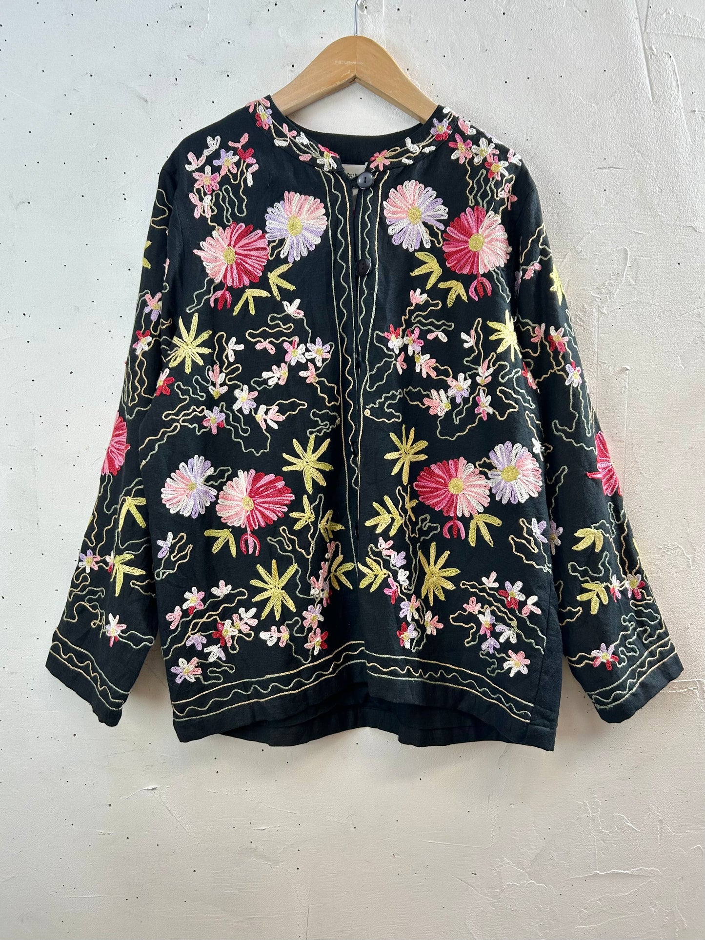Vintage Kashmir Embroidery Jacket [D29961]
