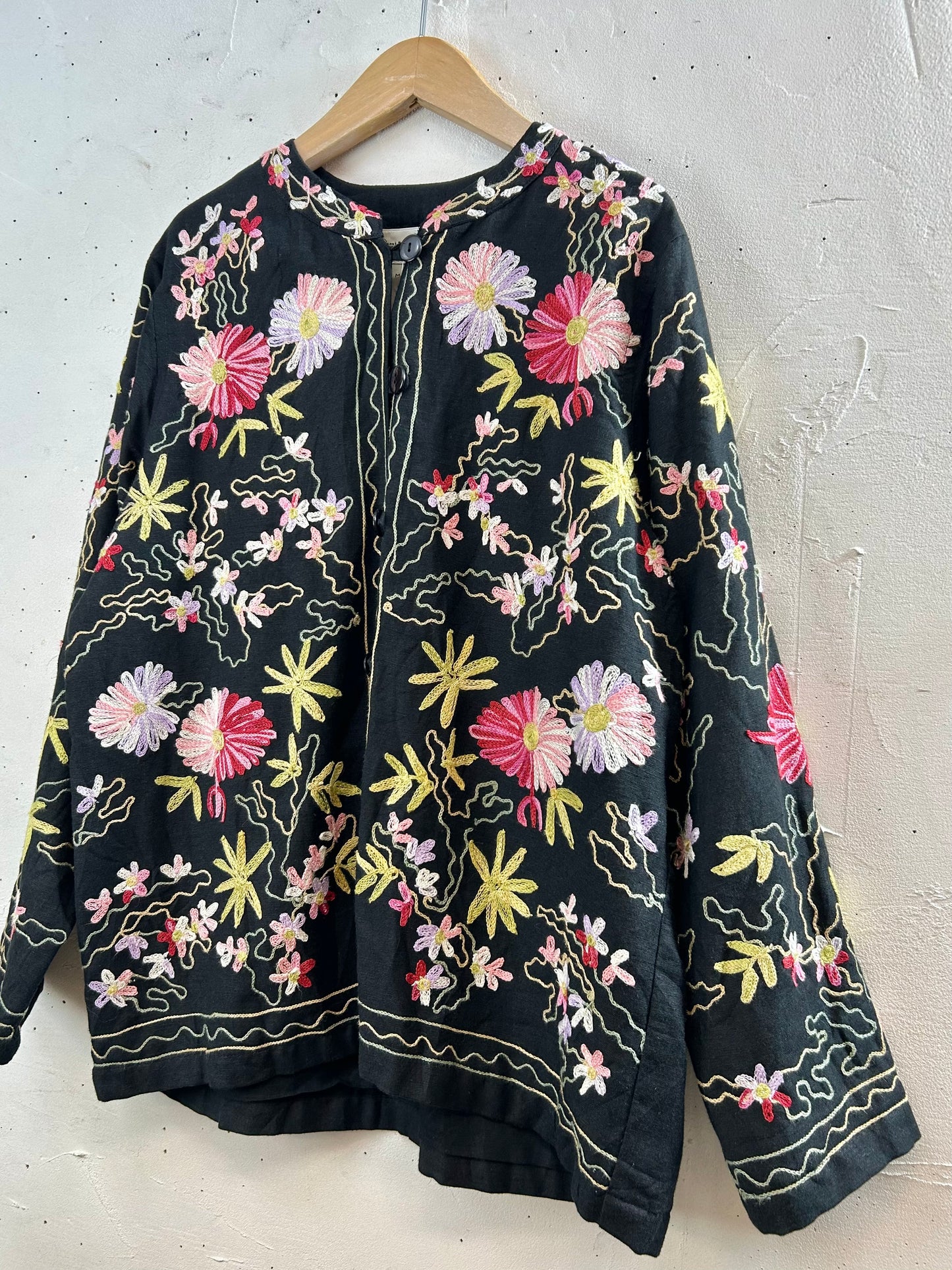 Vintage Kashmir Embroidery Jacket [D29961]