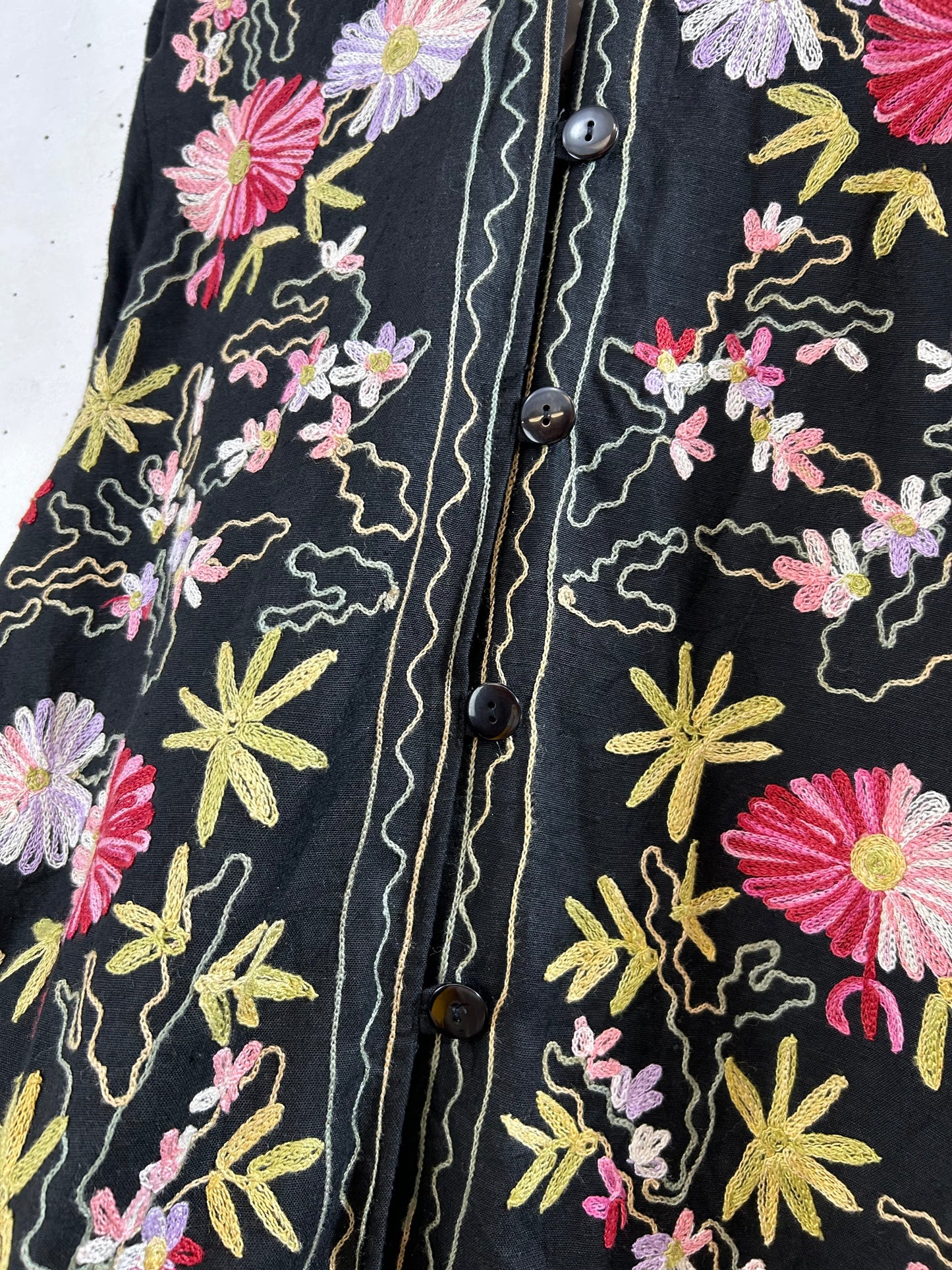 Vintage Kashmir Embroidery Jacket [D29961]